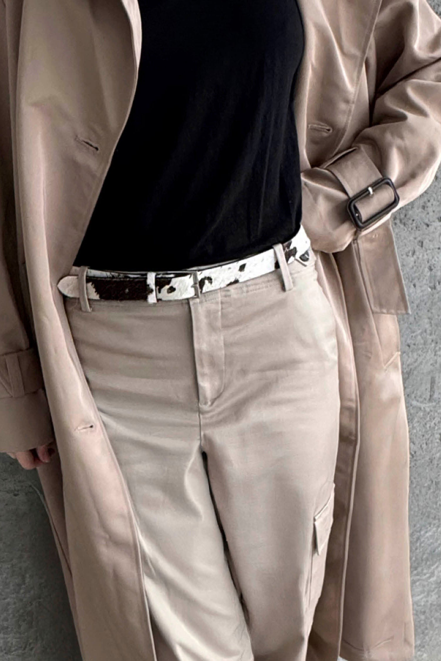 Emira Belt - Cow Print