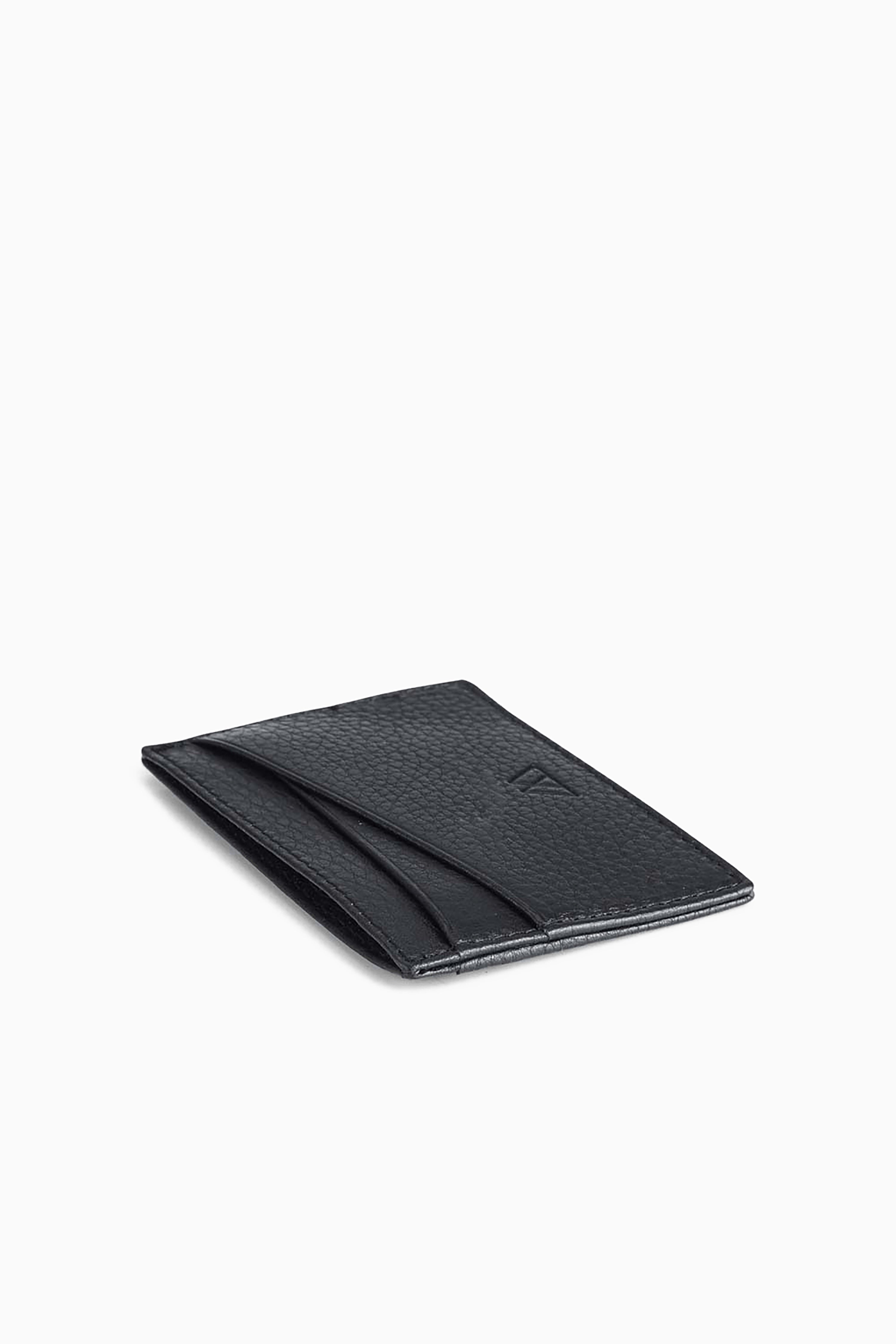 Frey Card Holder - Grain Black