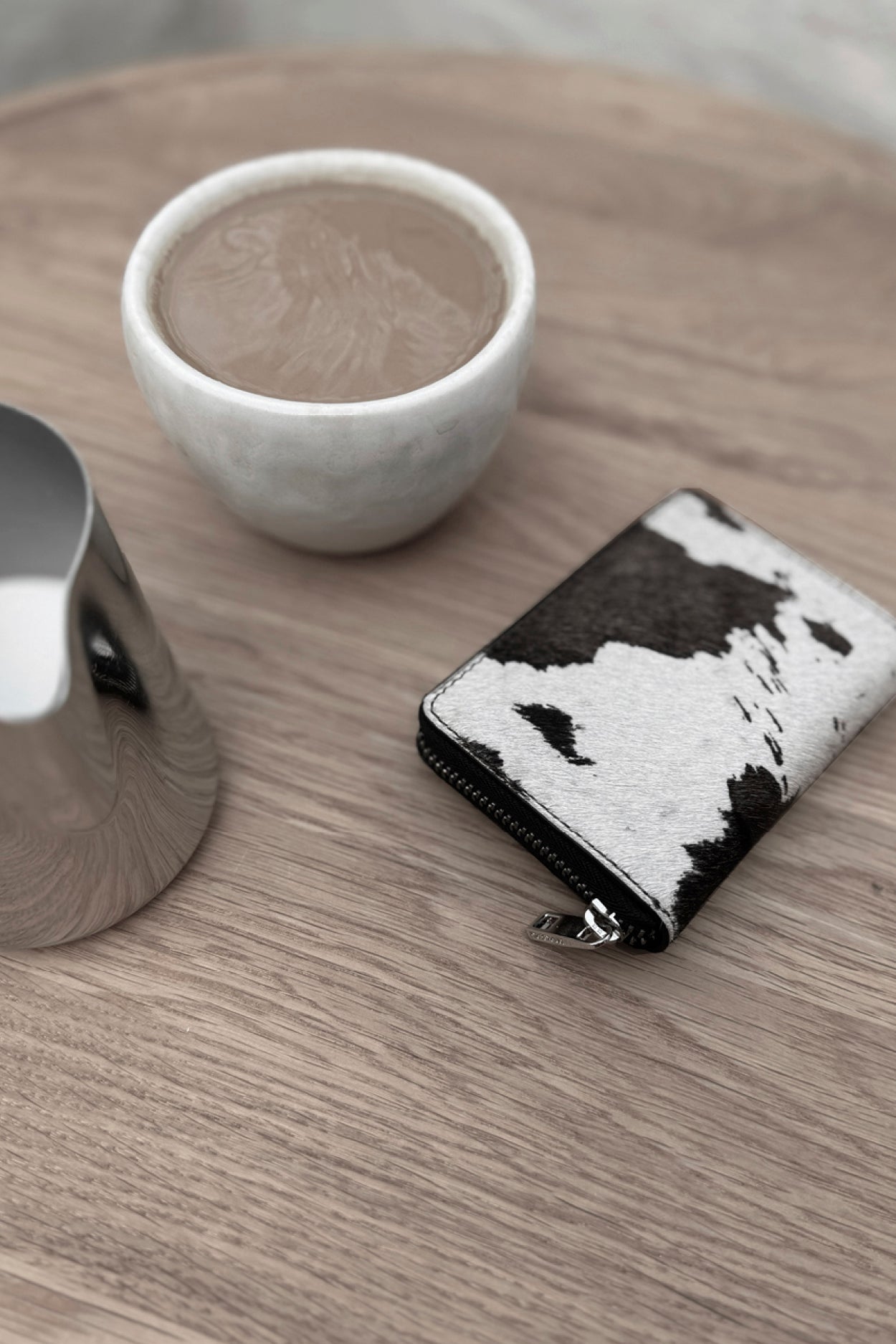 Selma Wallet - Cow Print