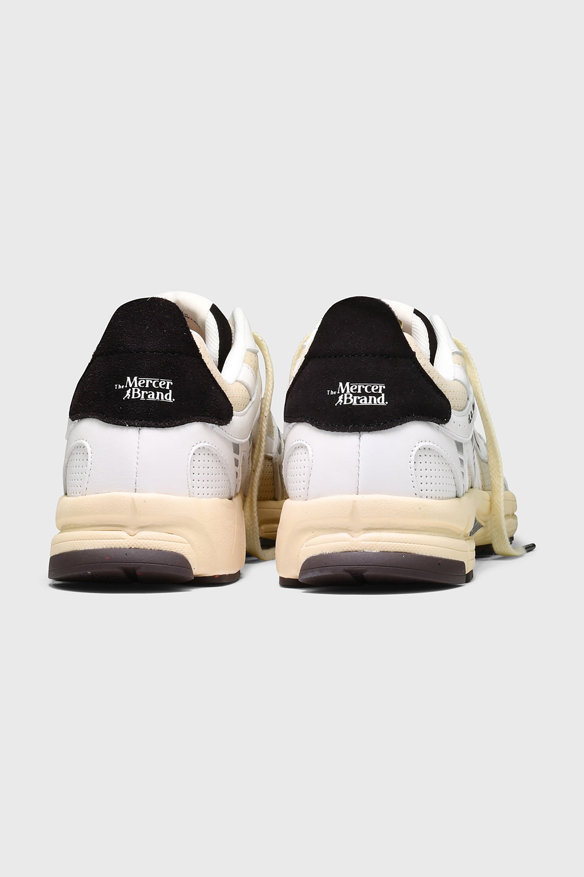The Re-Run Vintage Nappa Sneakers - White / Brown