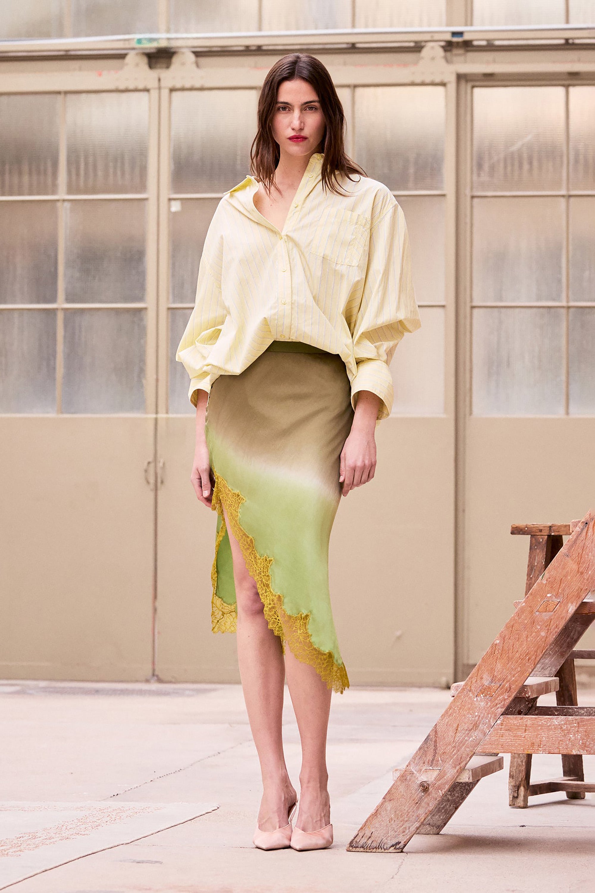 Solci Shirt - Yellow / Blue