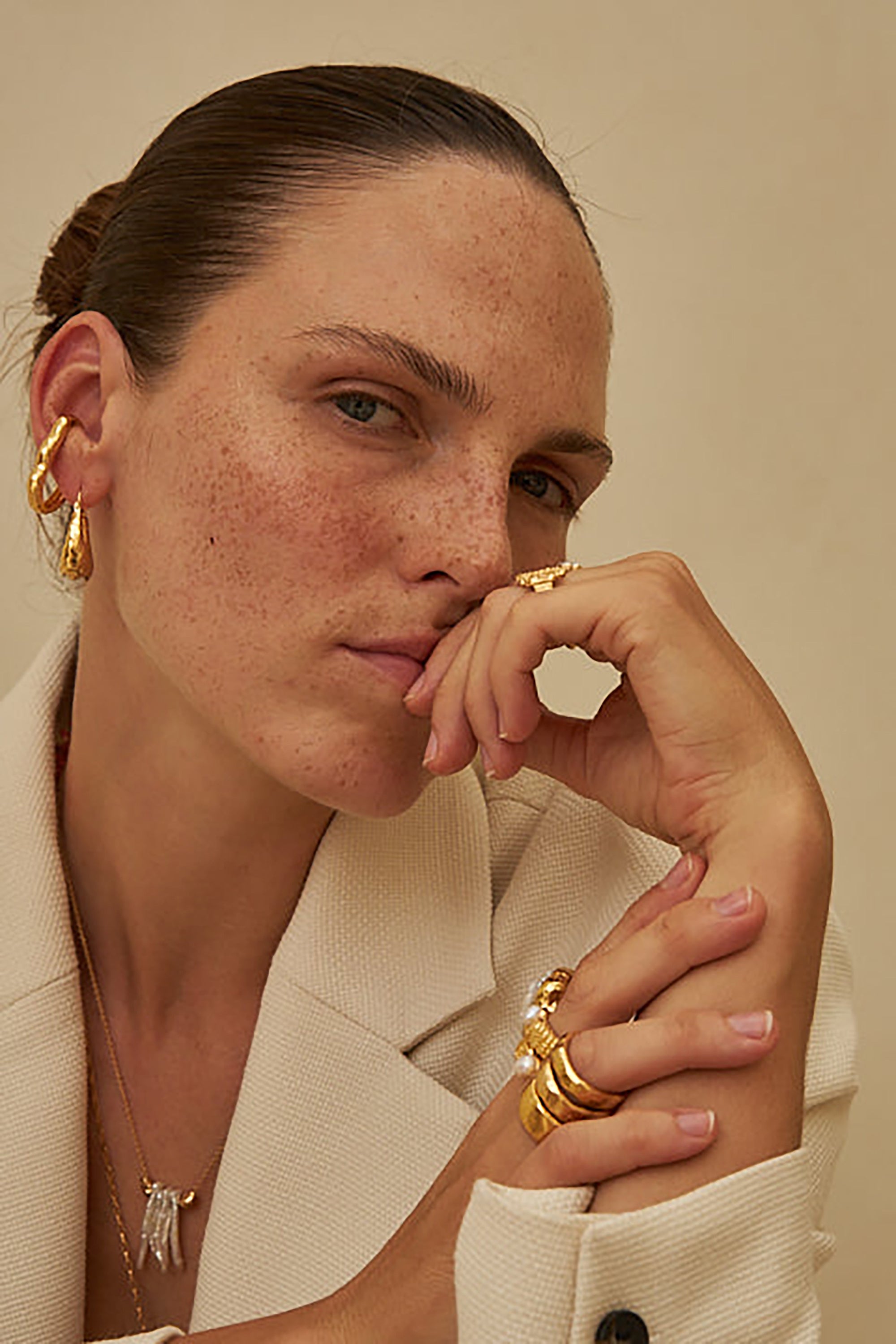 Cassidy M Ring - Gold