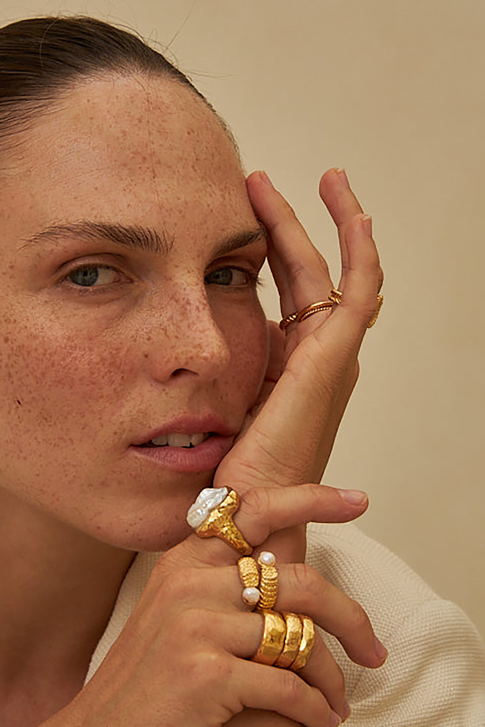 Cassidy M Ring - Gold