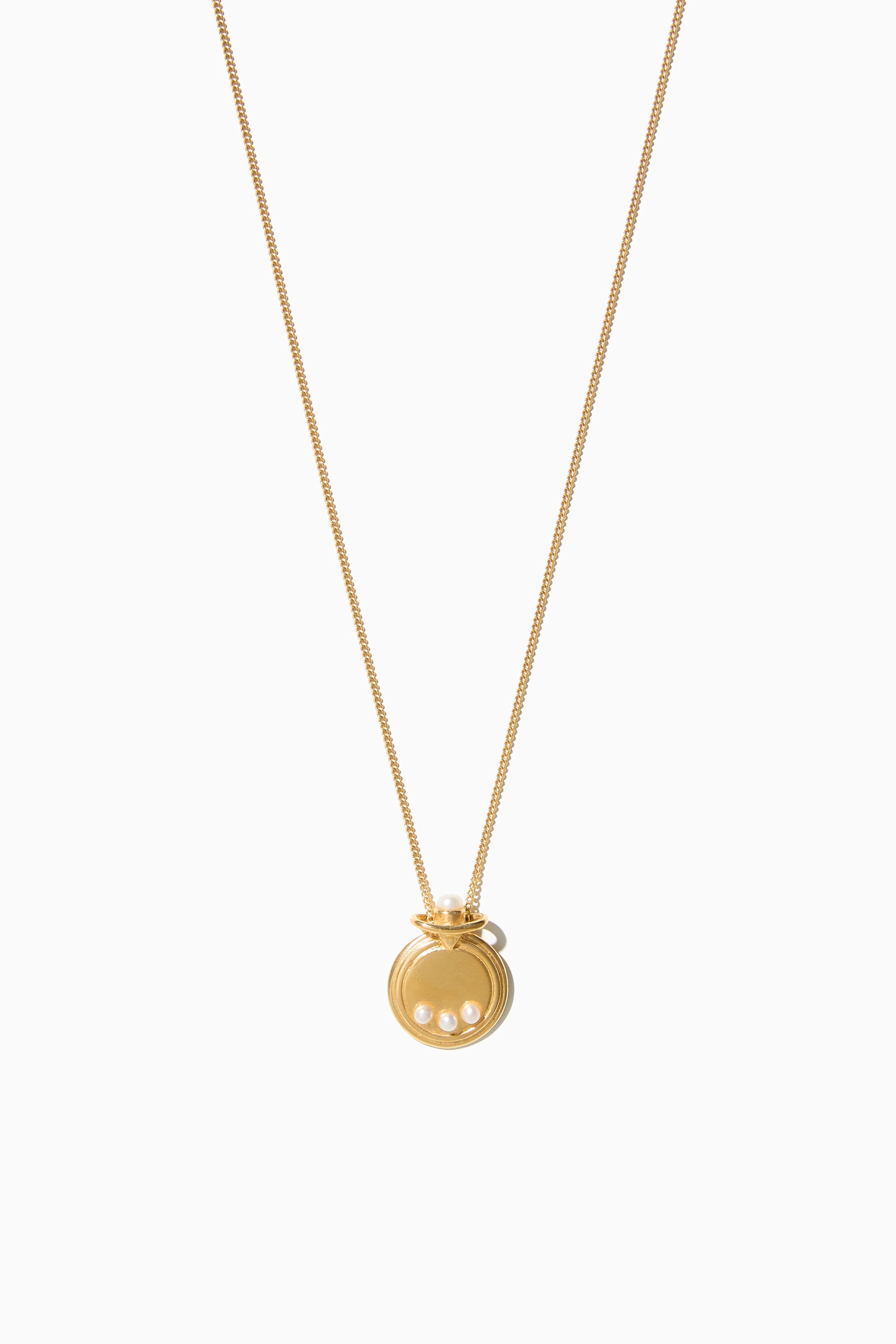 Hank Necklace - Gold with Pearl