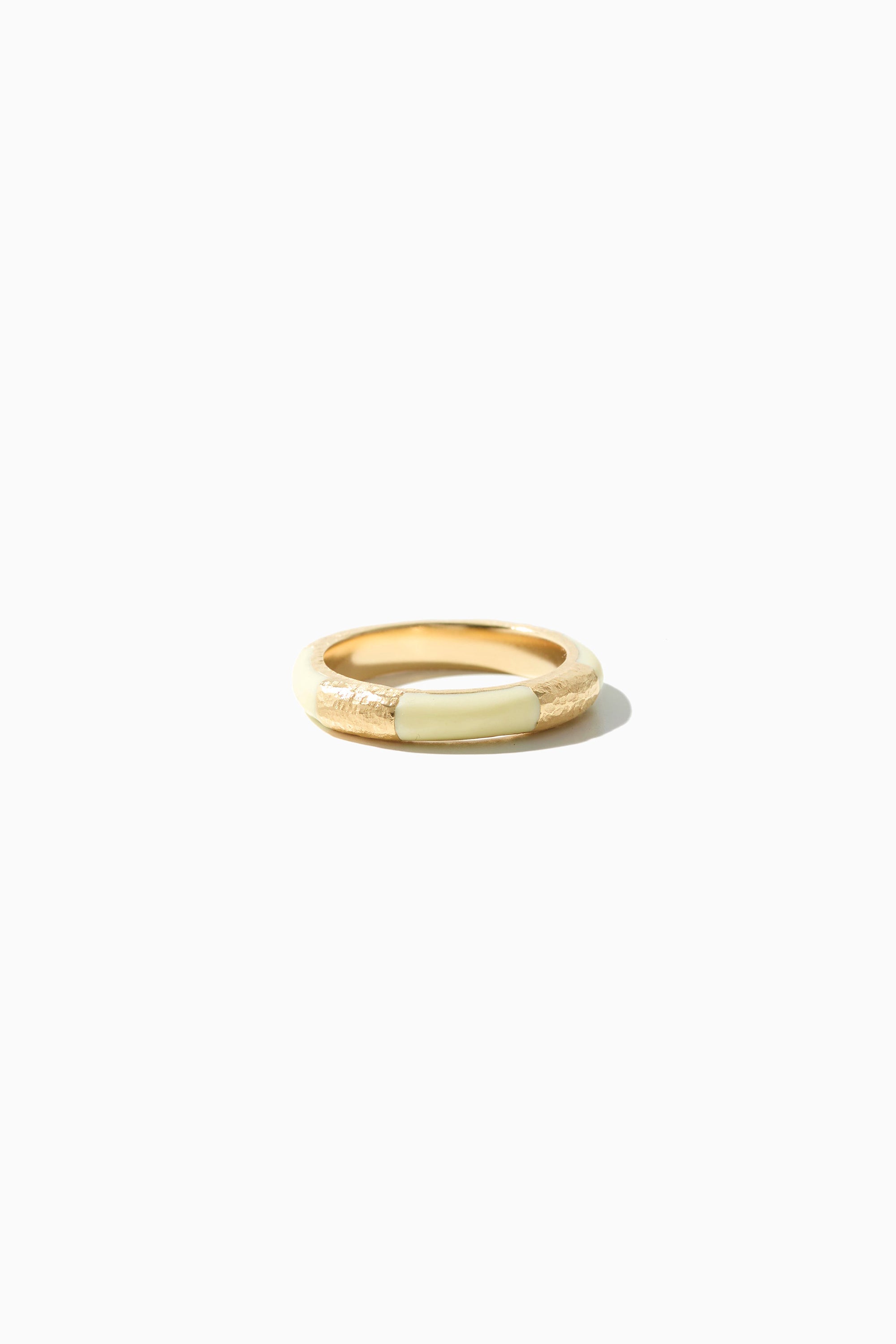 Ivy Ring - Gold with Ivory