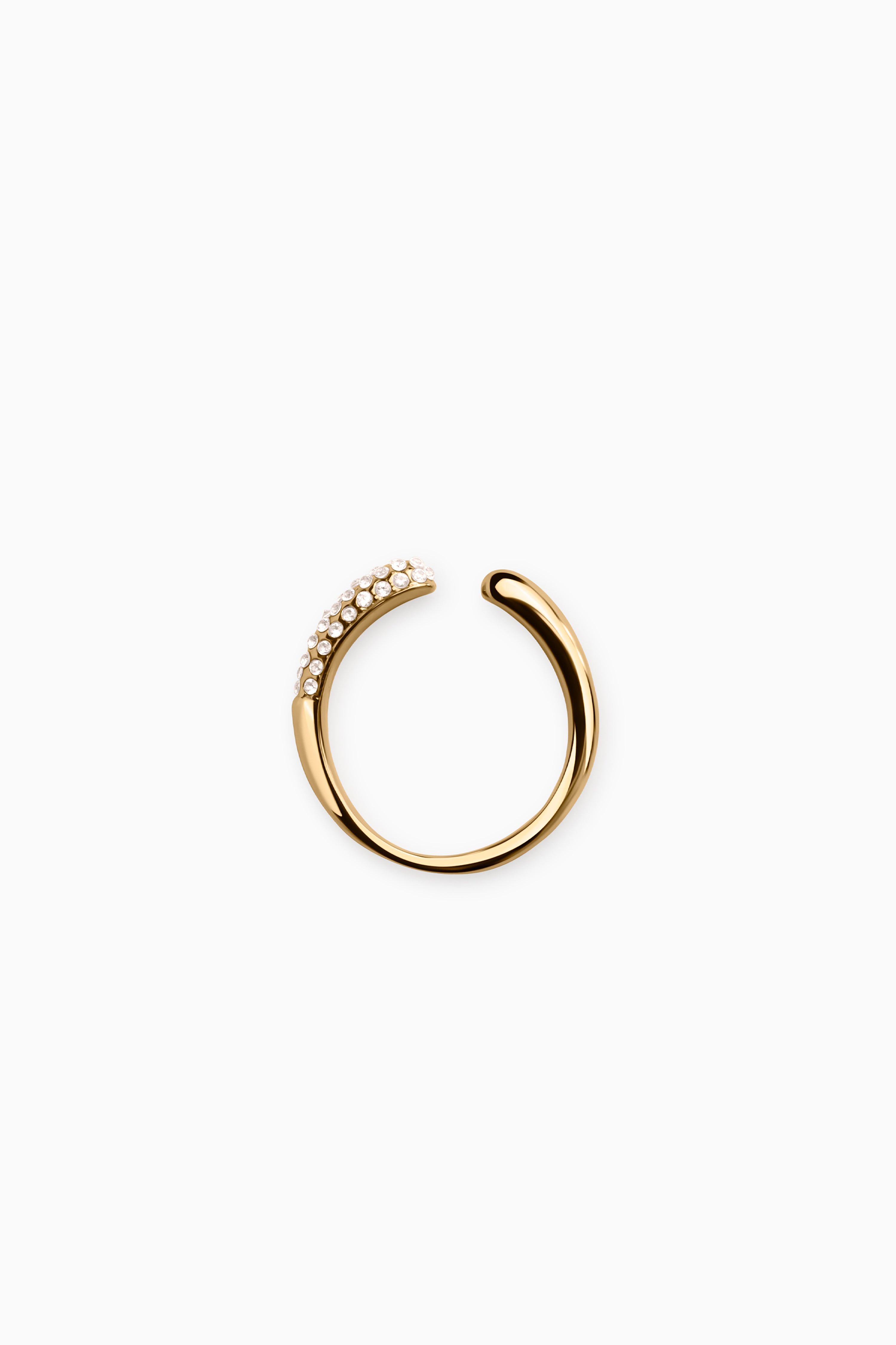 Adjustable Pavé Ring - Gold