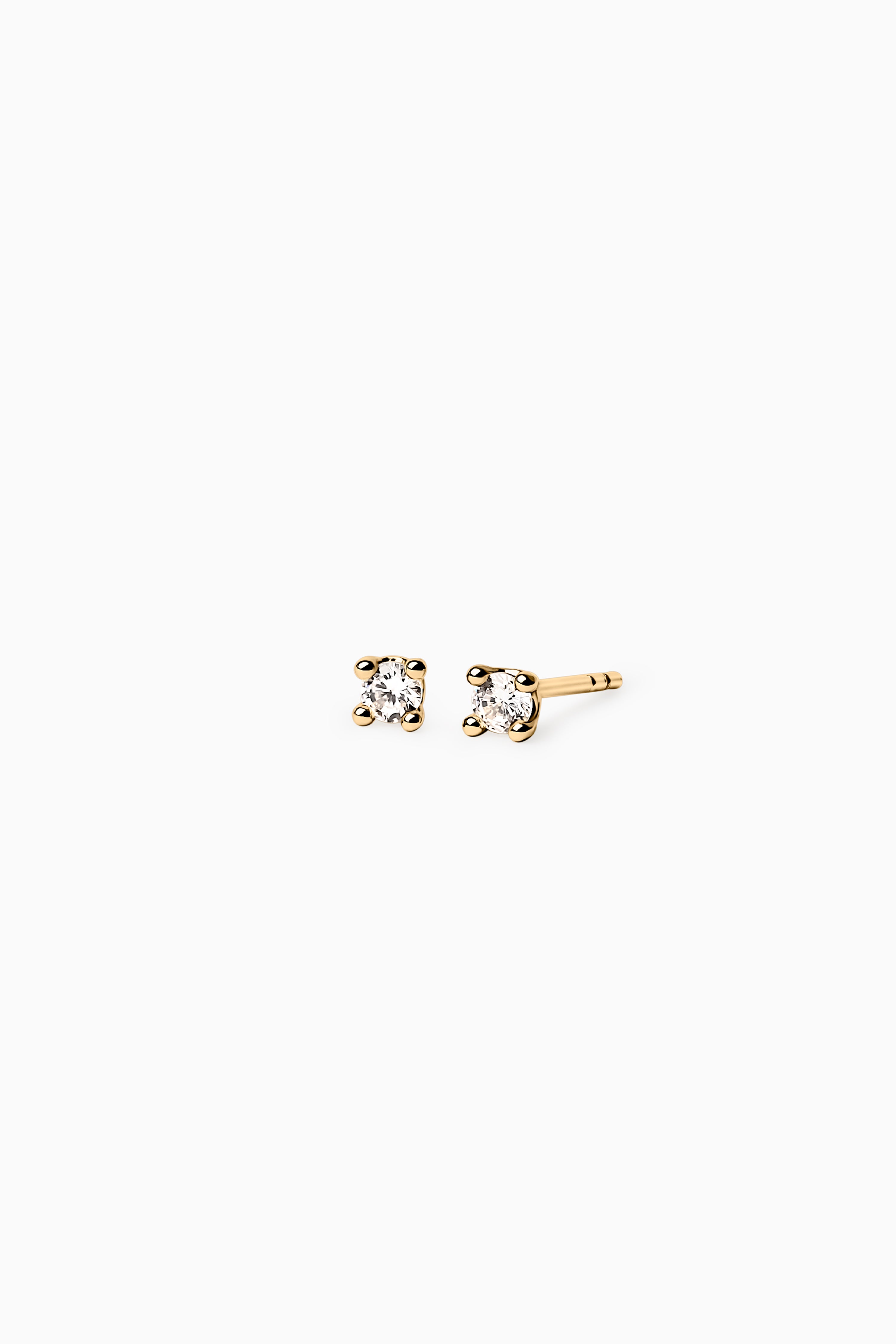 Cubic Studs - Gold