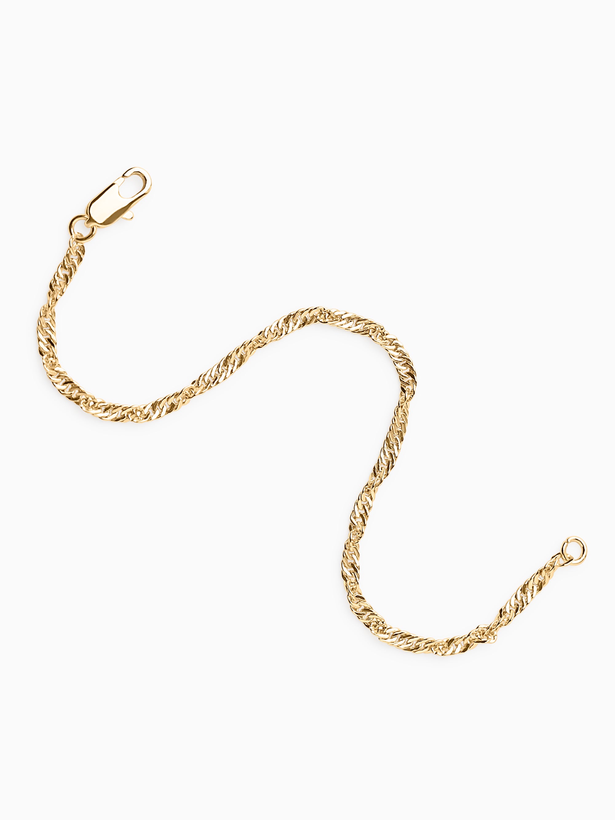 Twisted Rope Bracelet - Gold