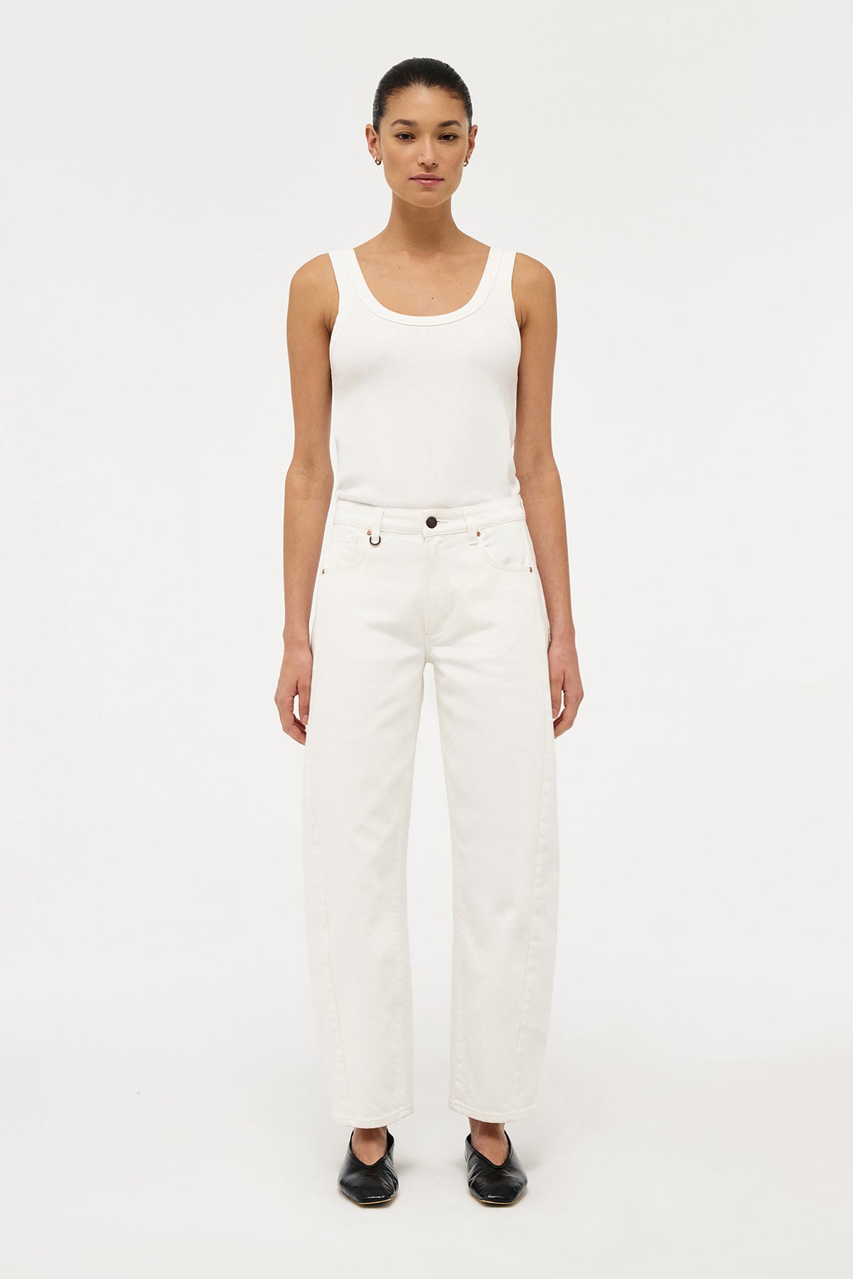  Amber Barrel Jeans - Fresh White - RUM Amsterdam