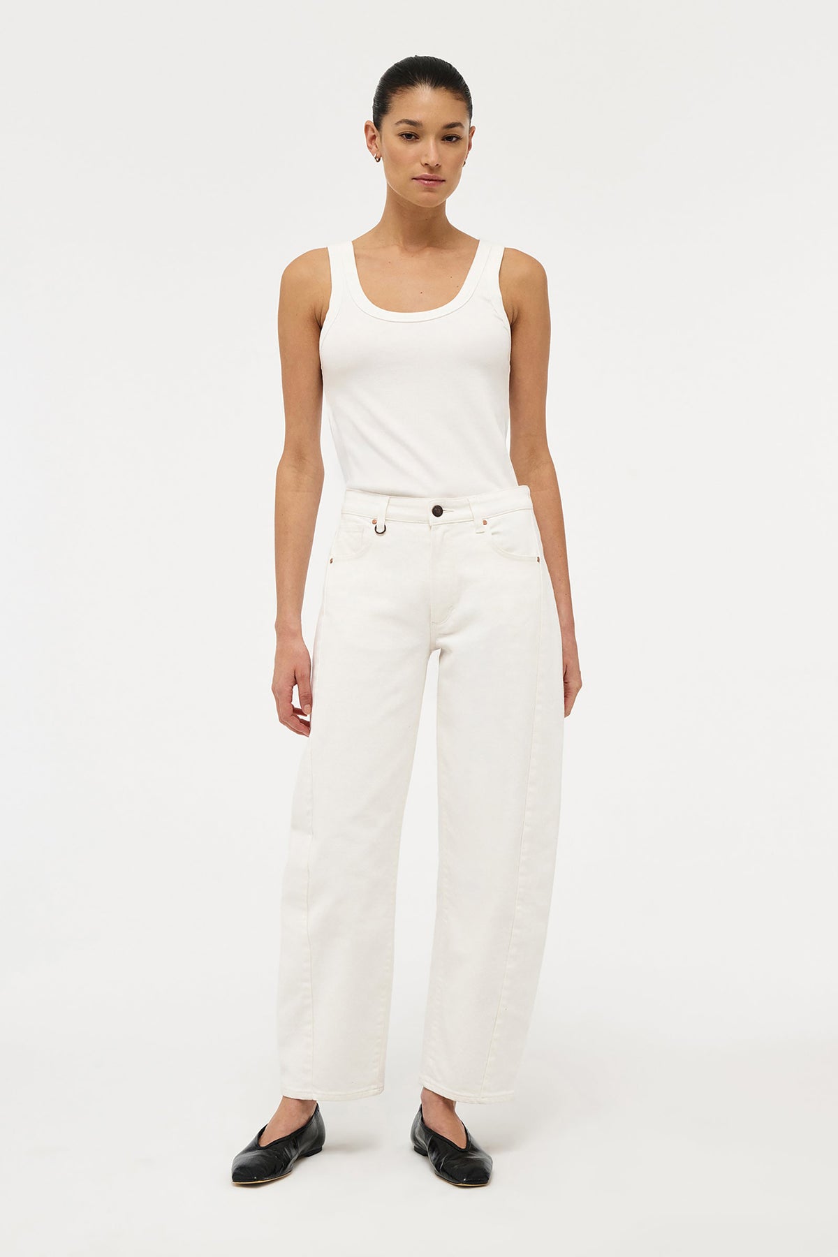  Amber Barrel Jeans - Fresh White - RUM Amsterdam