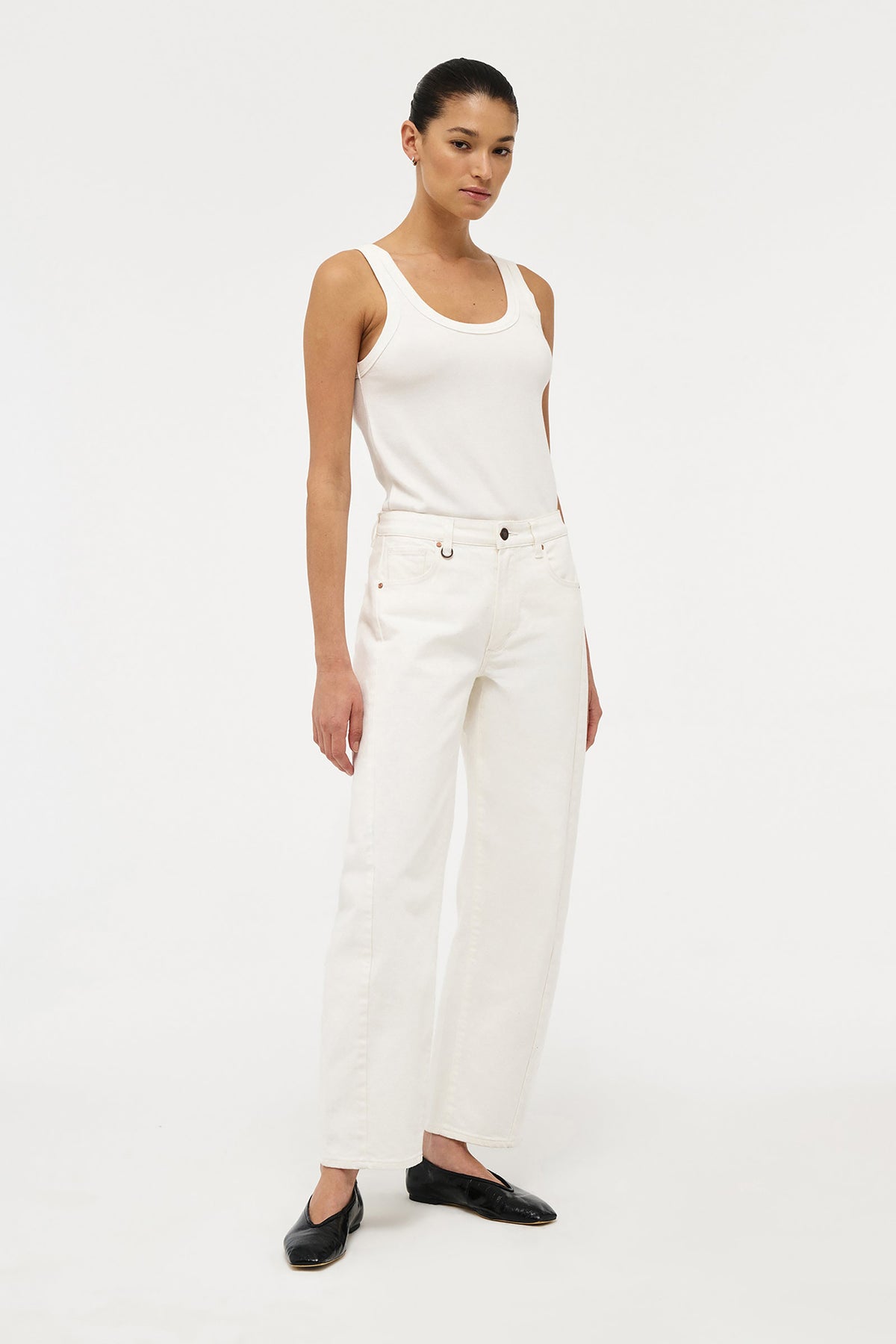  Amber Barrel Jeans - Fresh White - RUM Amsterdam