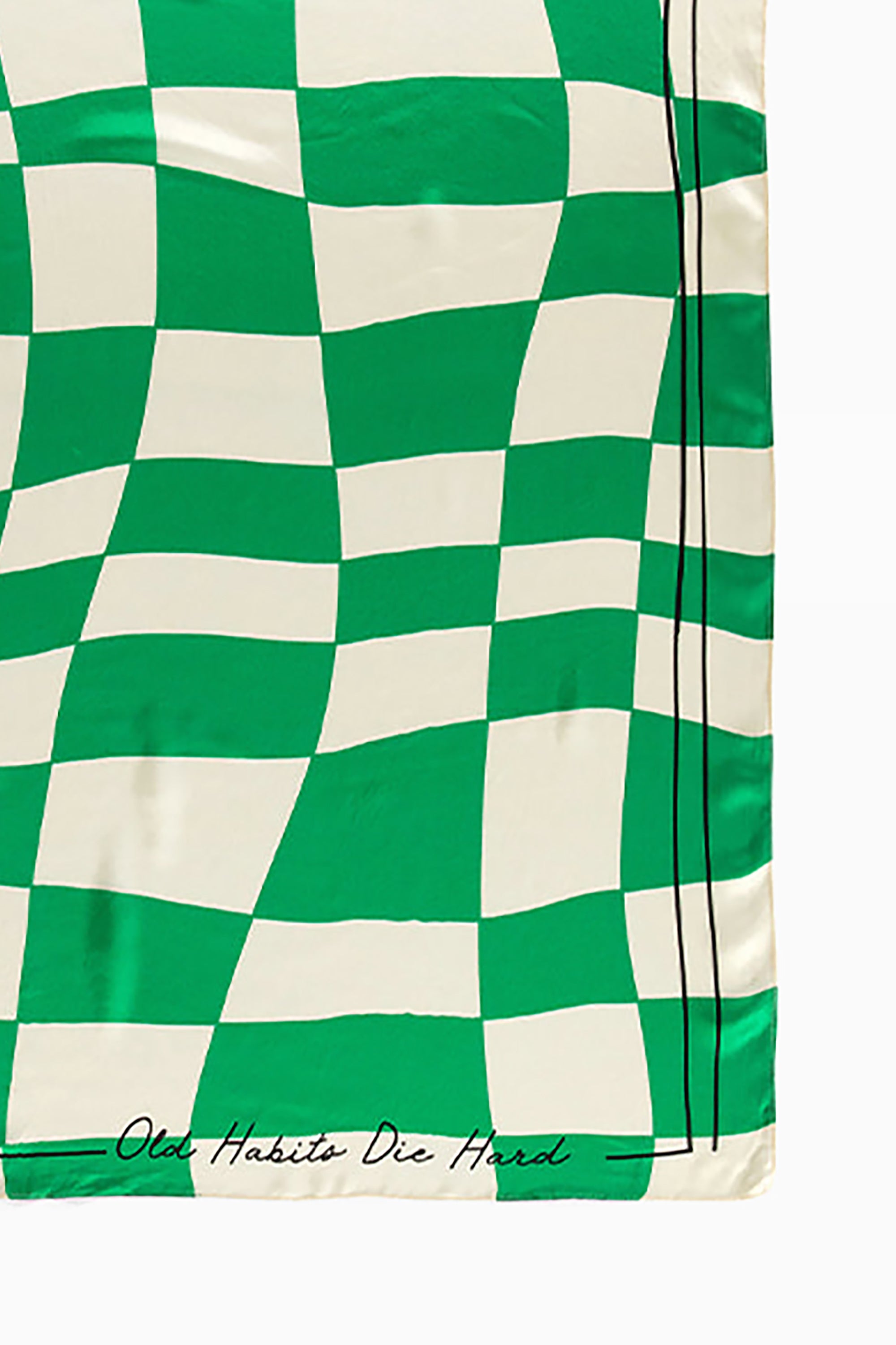 Silk Bandana - Funky Green