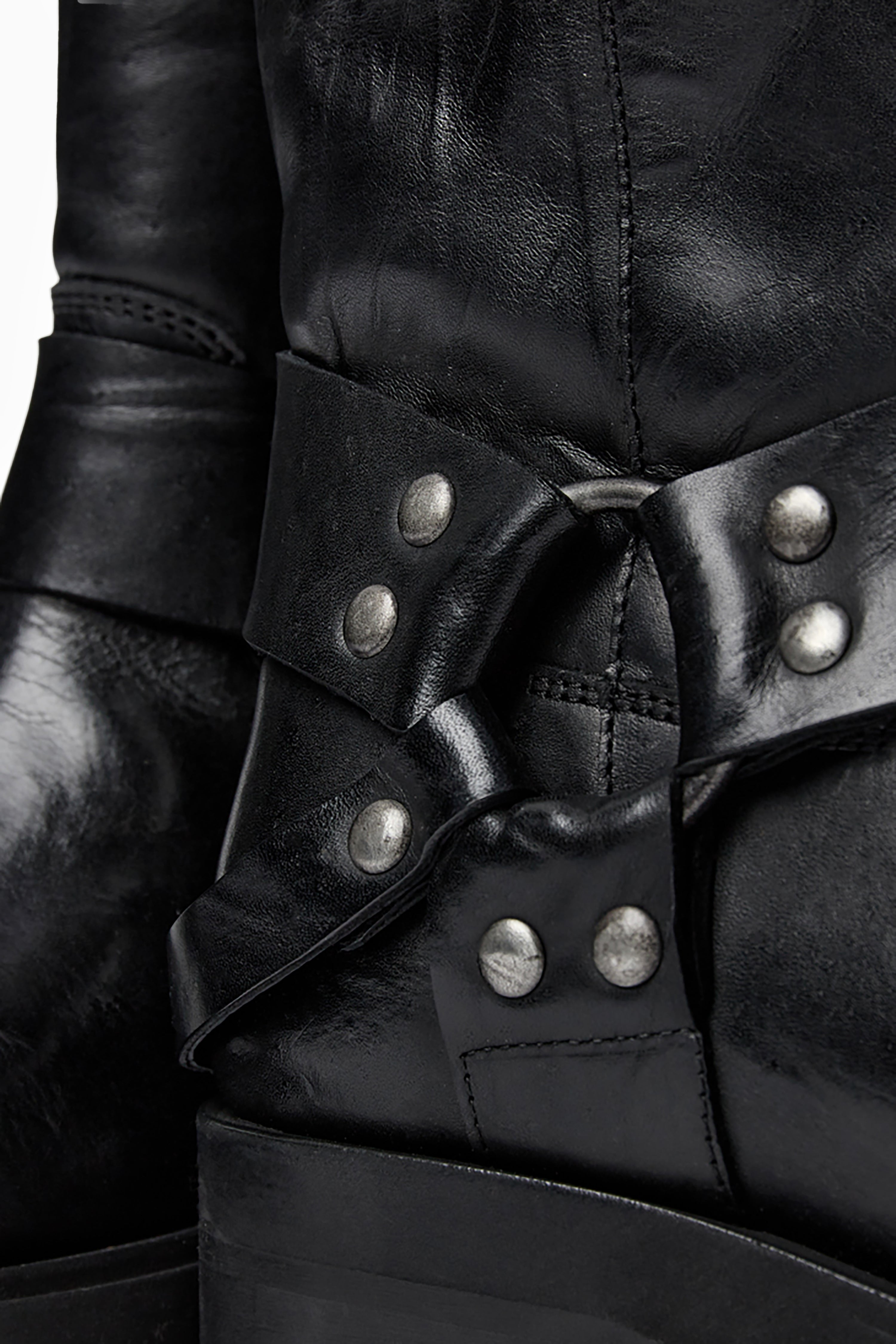 Angelina Boot - Black Crinkle