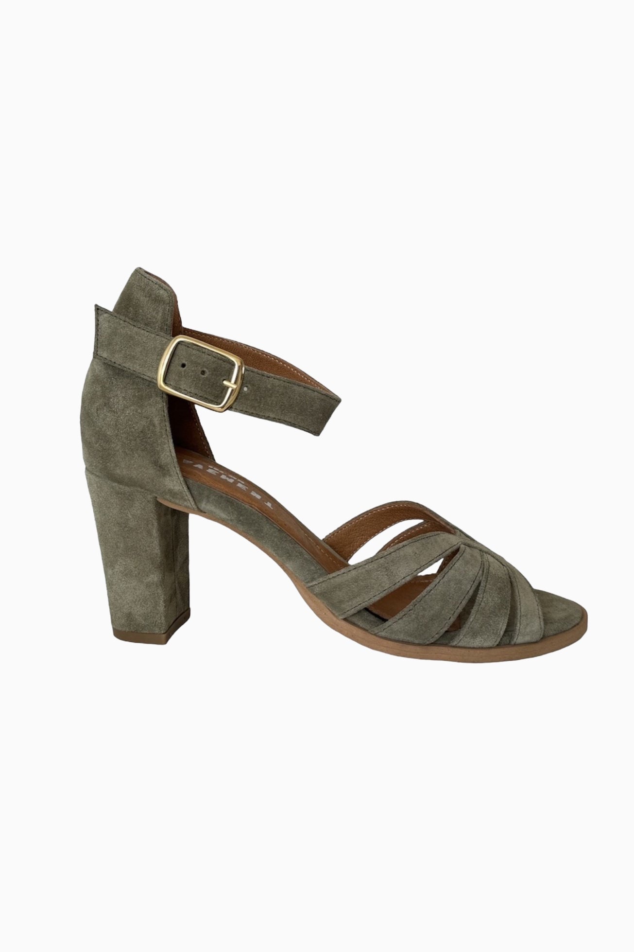 Gillian Heels - Dust Green Suede