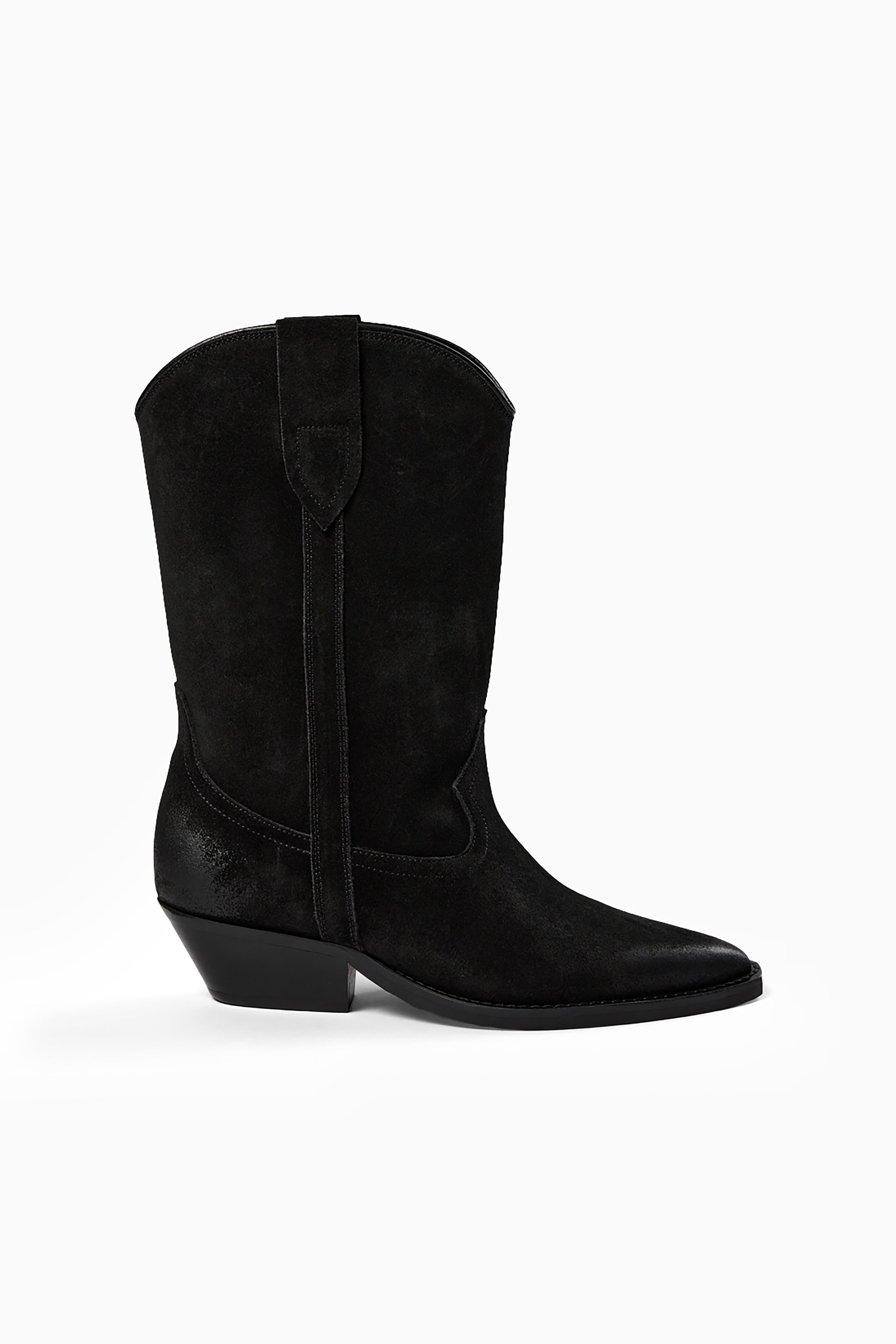 Nikki Boot - Black Suede