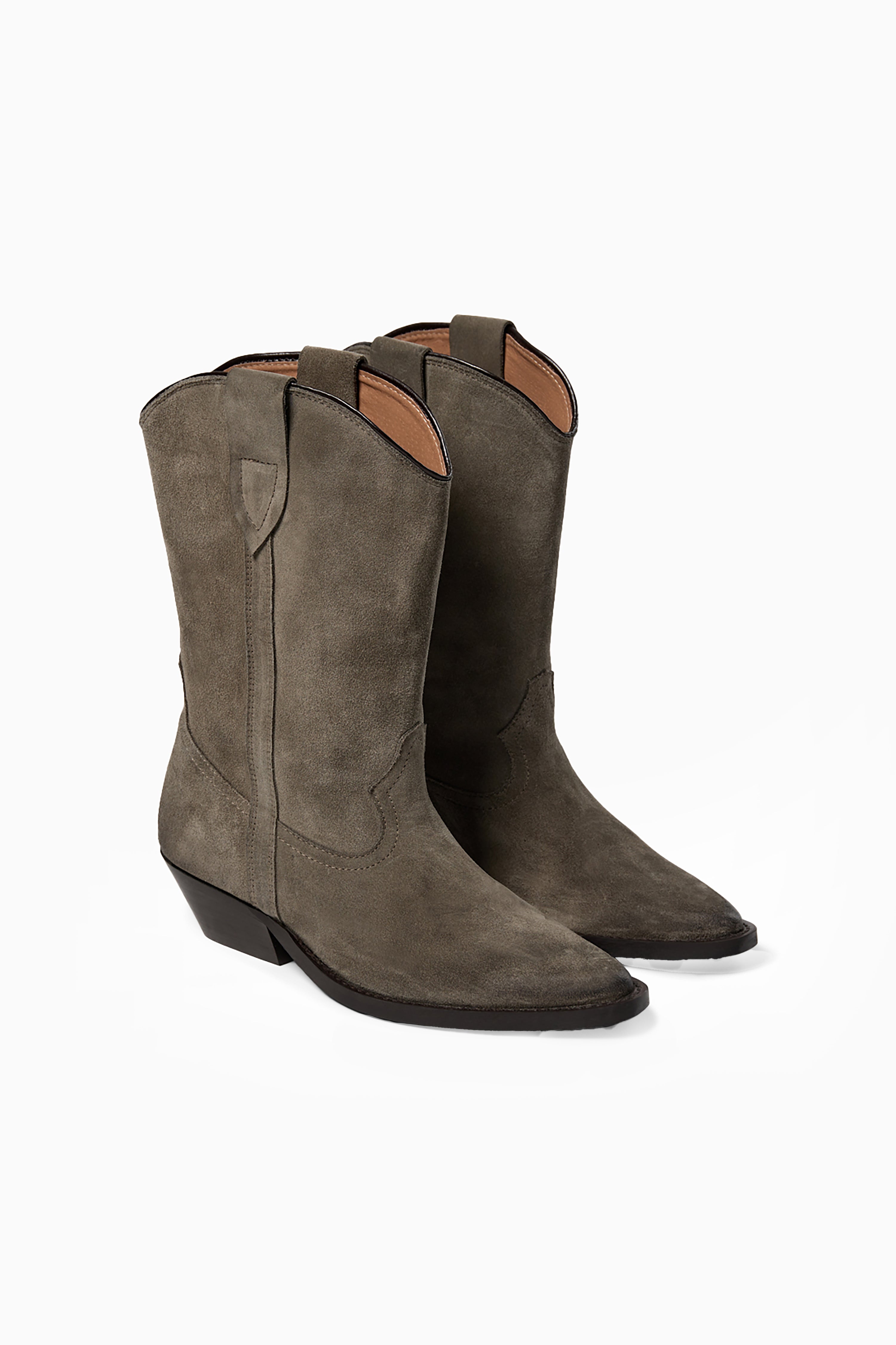 Nikki Boot - Khaki Suede