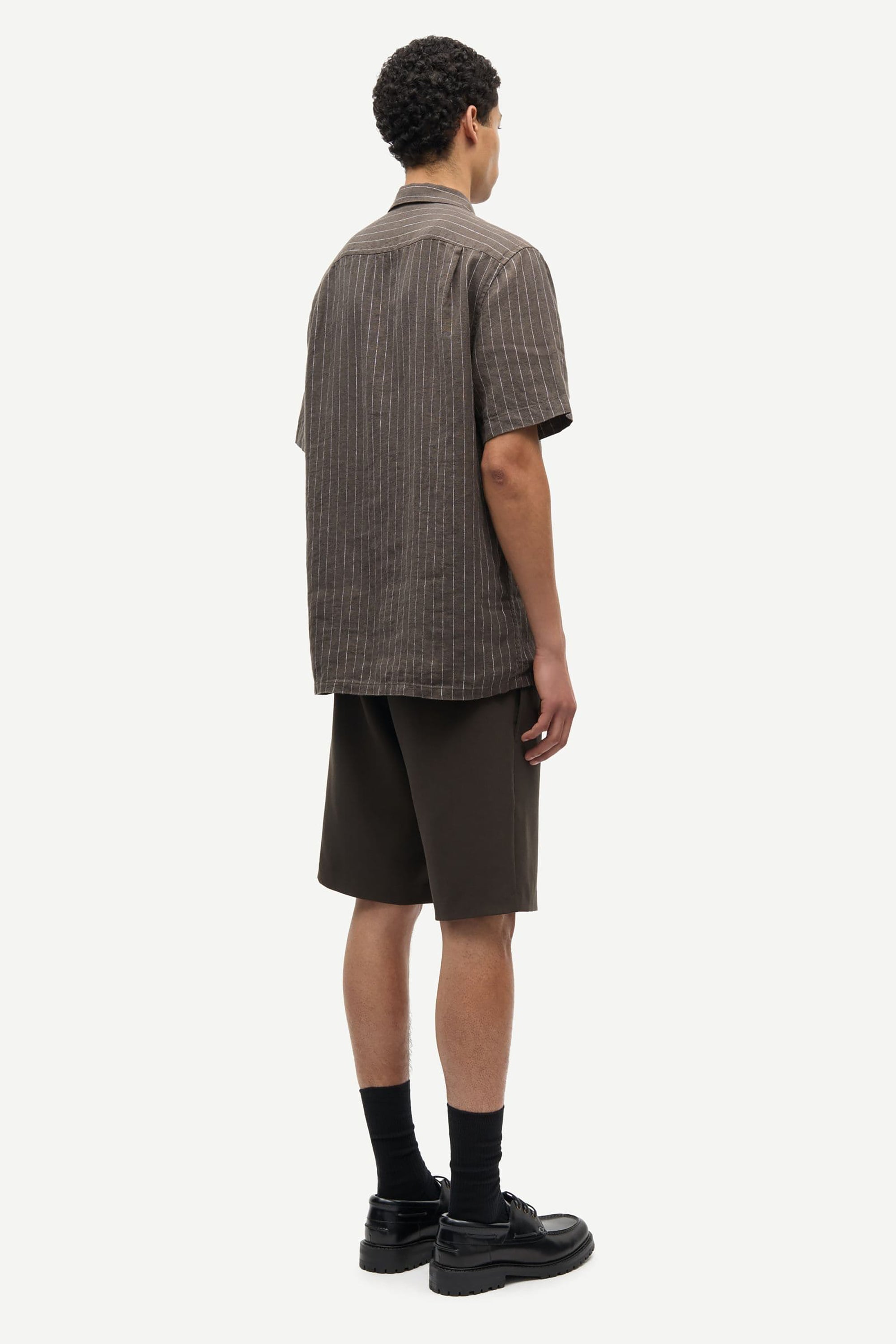Saavan JX Shirt - Black Olive Stripe