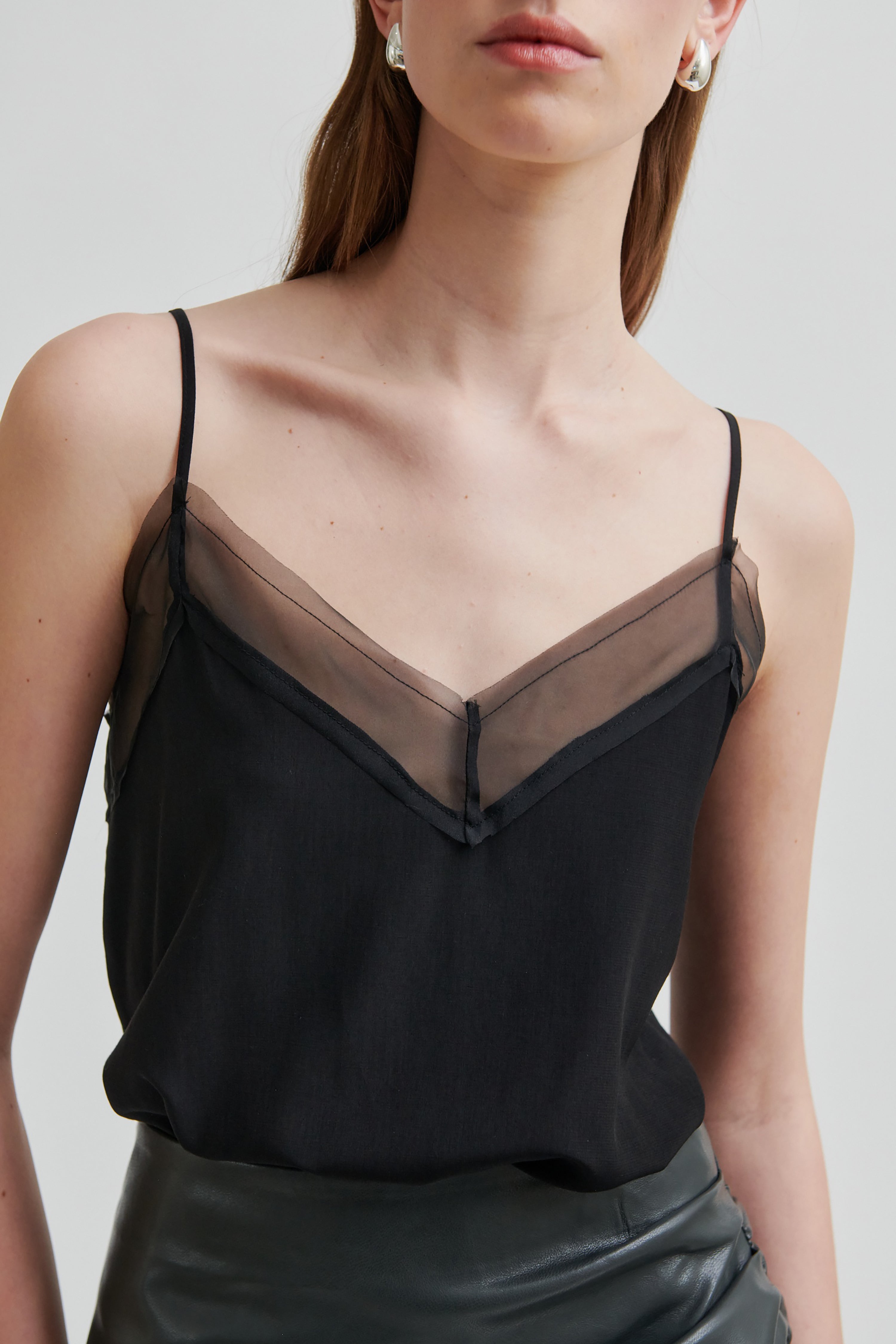 Diaz Strap Top - Black