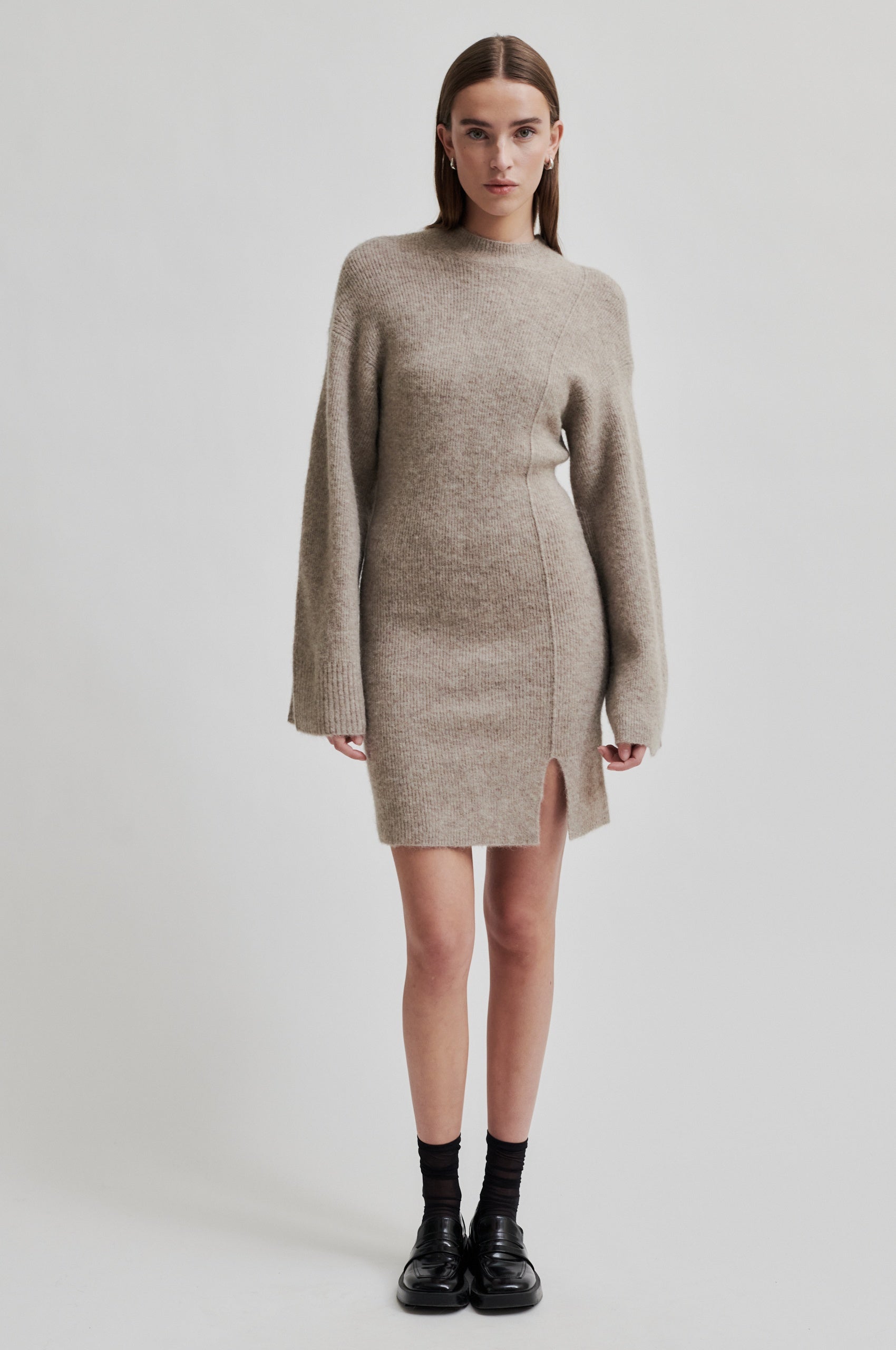  Eya Knit Dress - Roasted Cashew - RUM Amsterdam