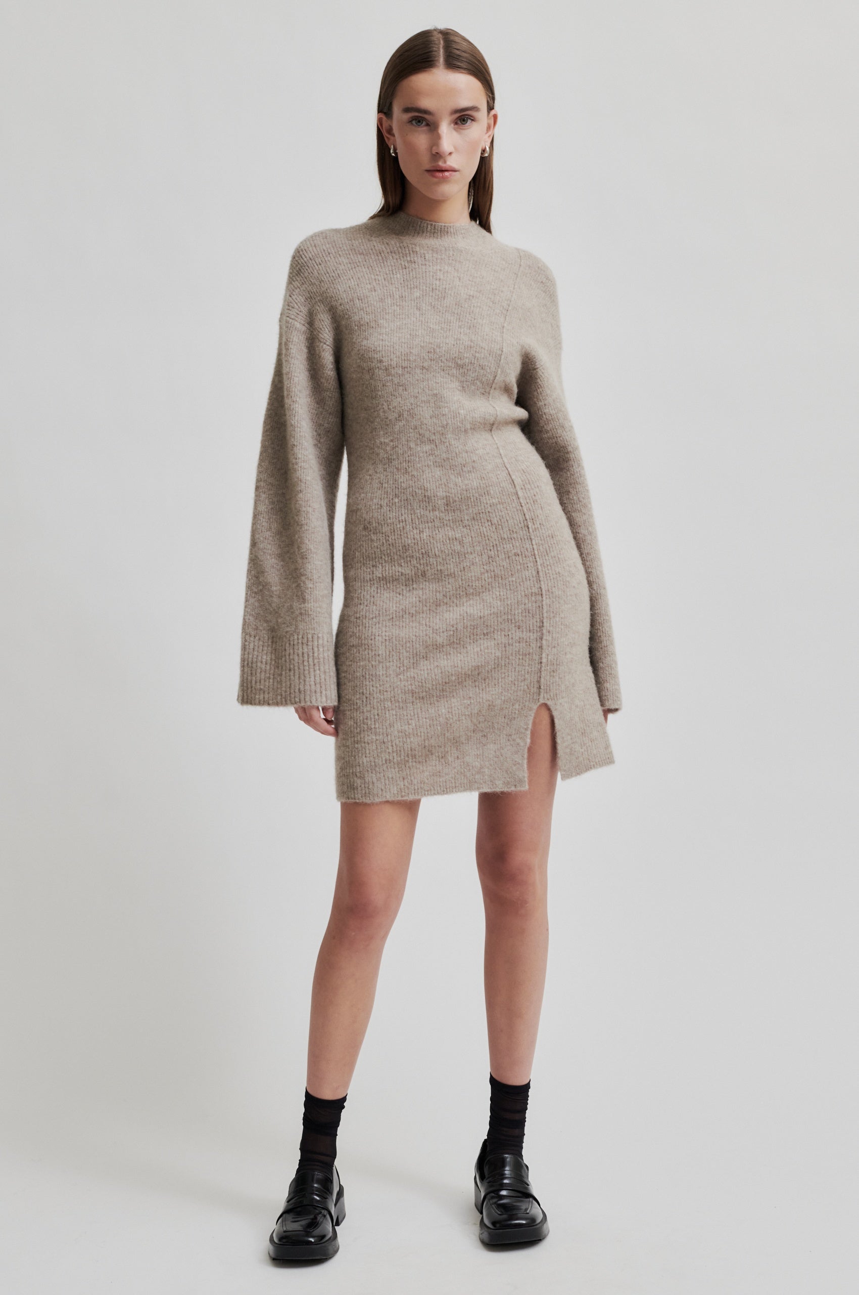  Eya Knit Dress - Roasted Cashew - RUM Amsterdam