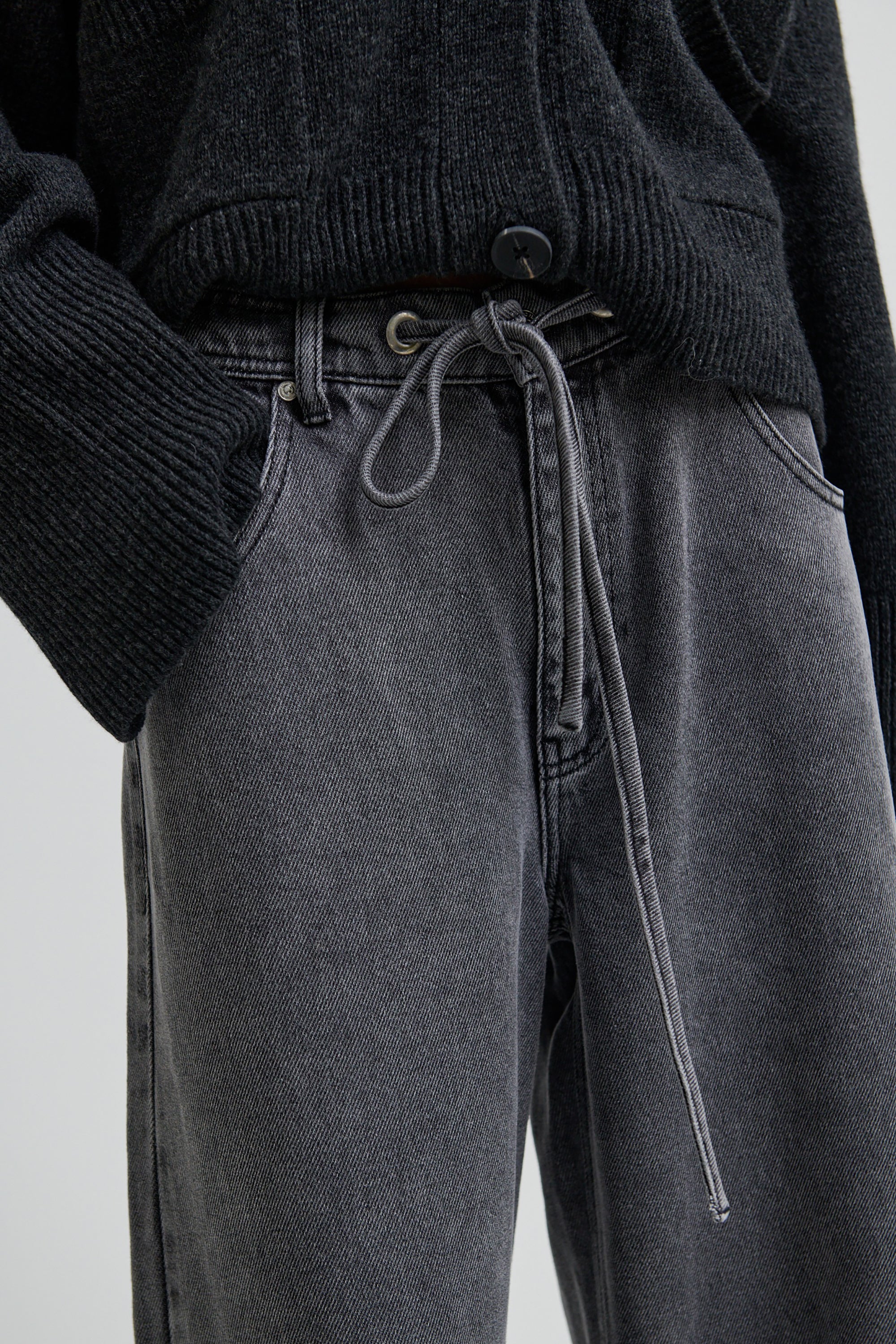  Irvin Denim Jeans - Dark Grey Denim - RUM Amsterdam