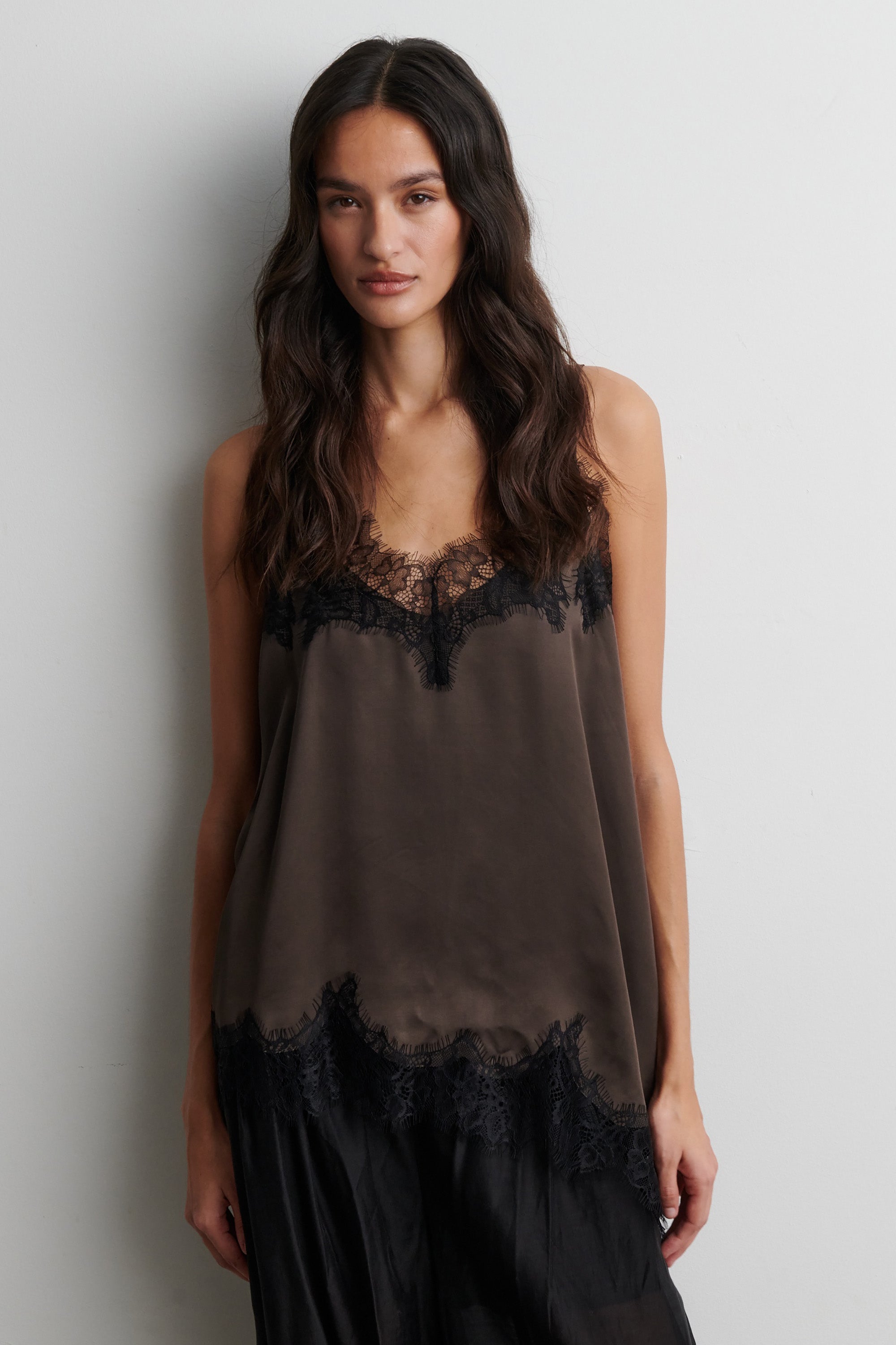  Lacia Contrast Strap Top - Wren - RUM Amsterdam