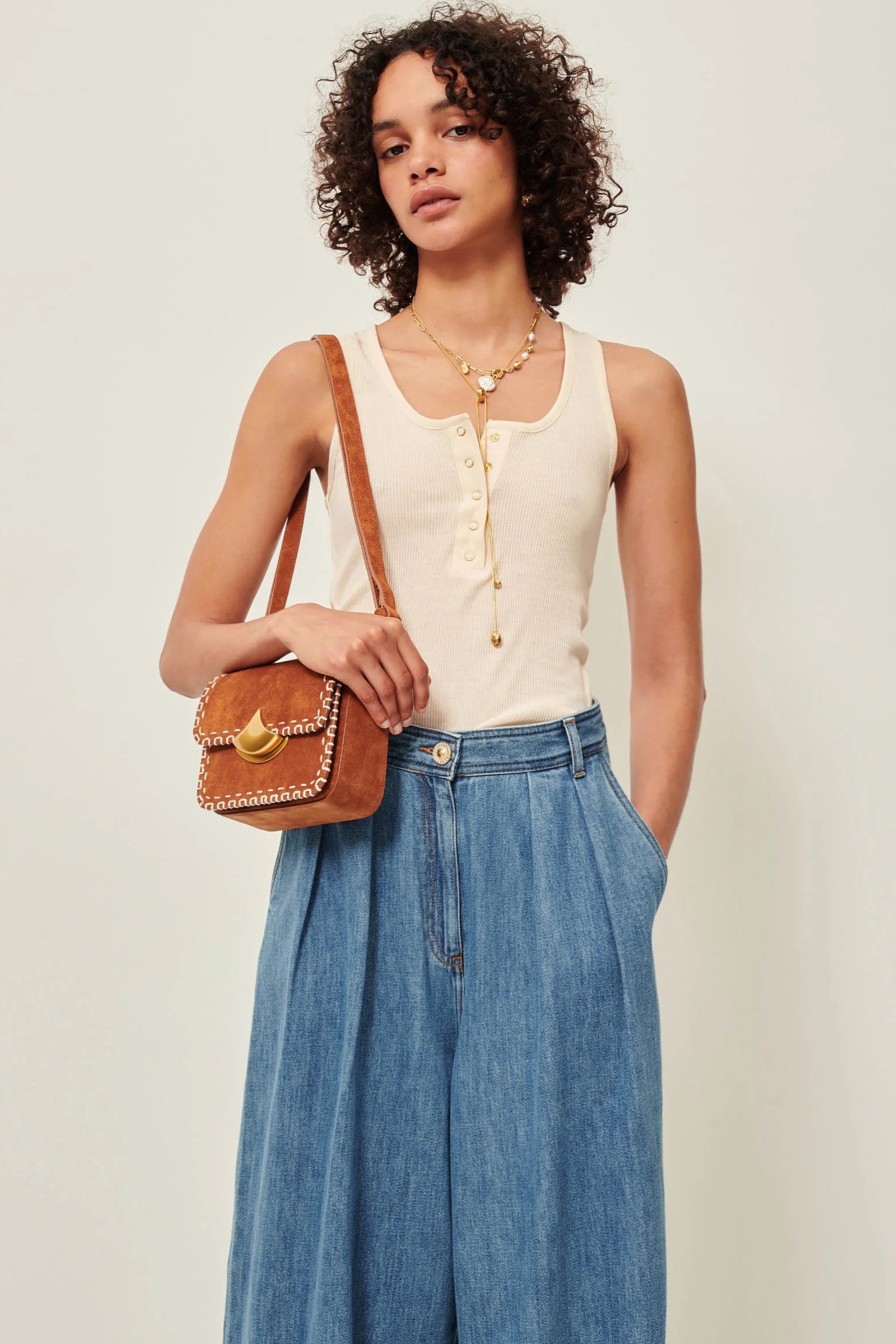 Camargo Tank Top - Fleur De Sel