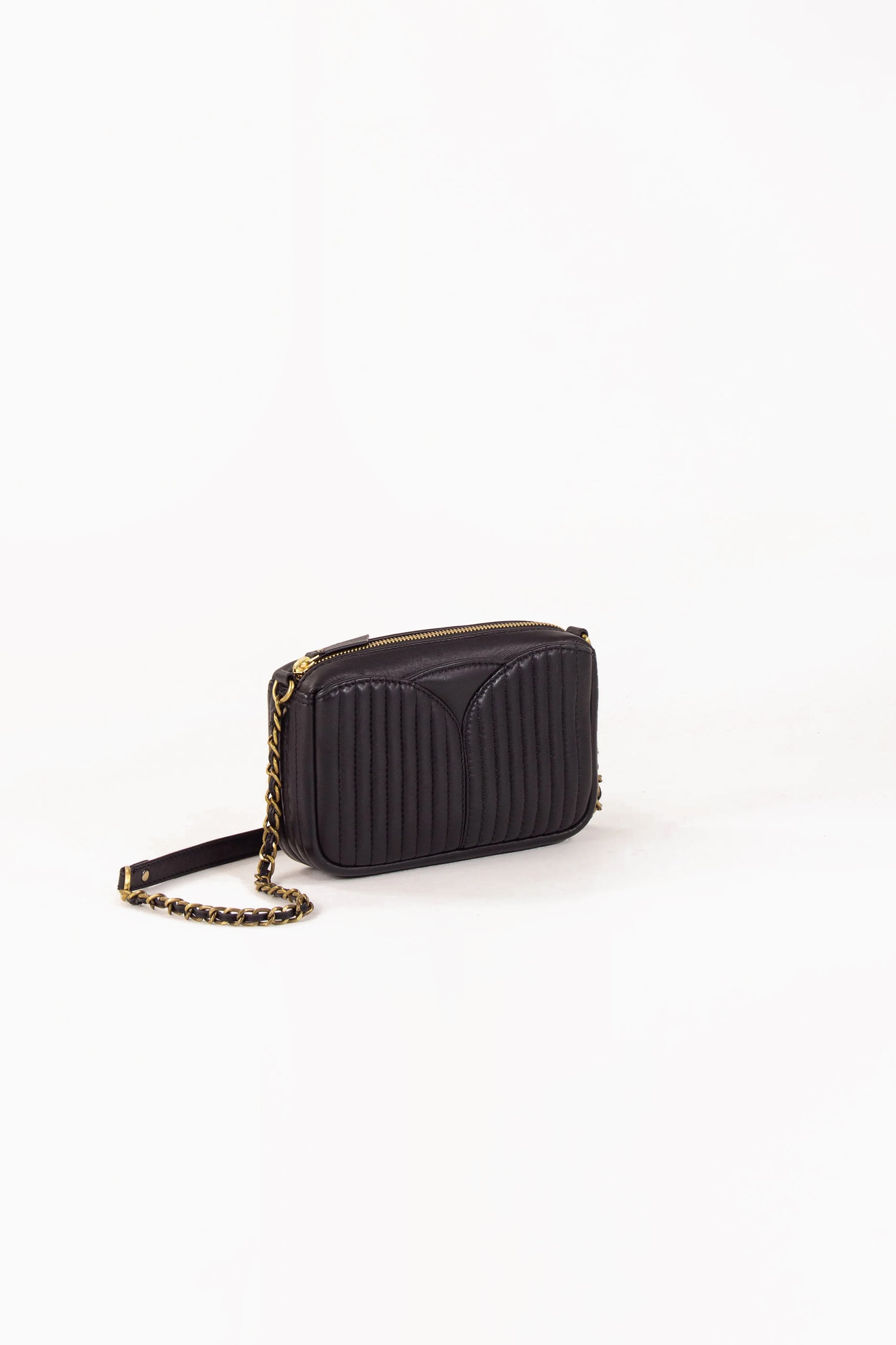 Divinou Leather Bag - Black