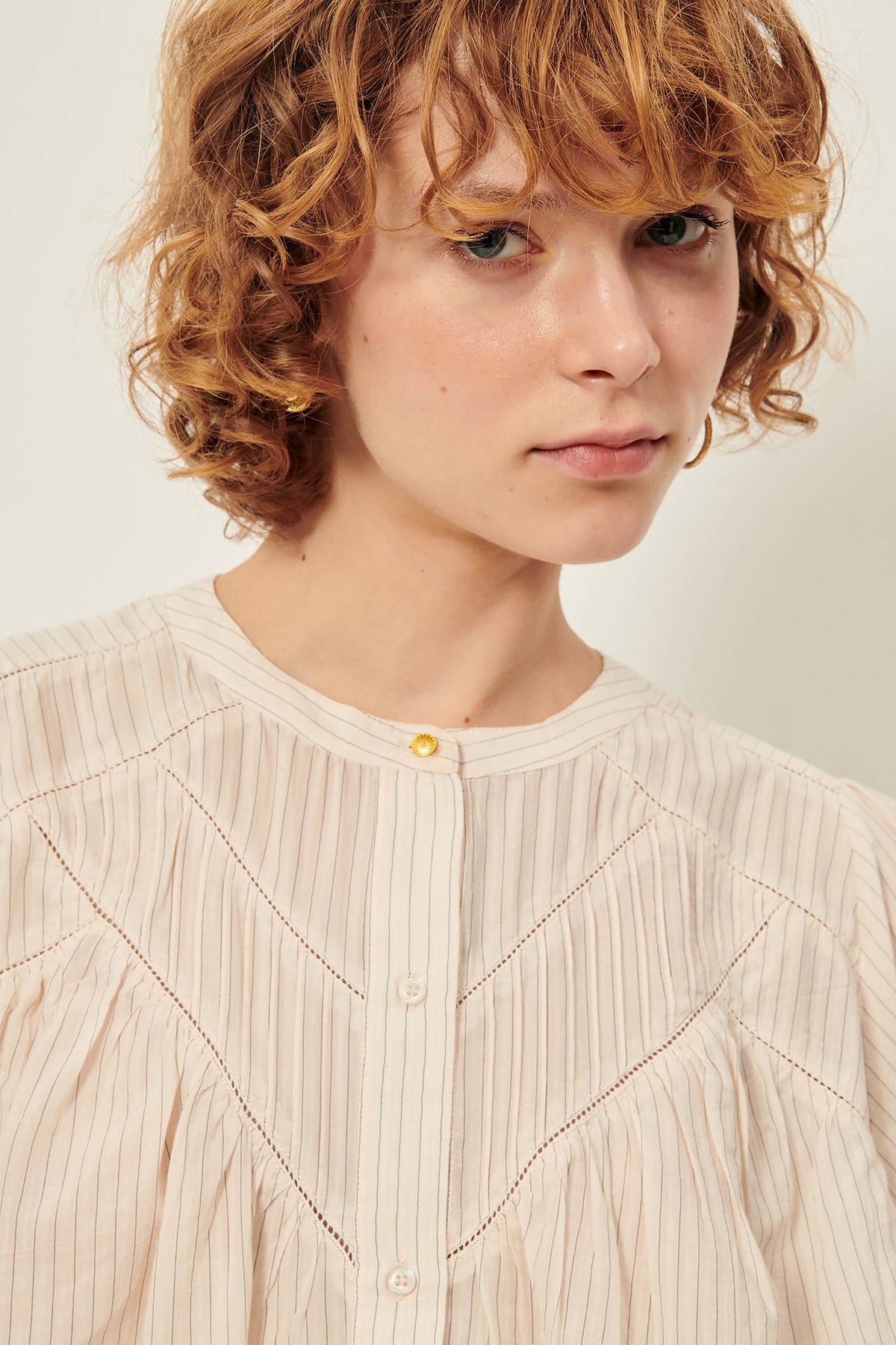 Savi Blouse - Sandblack