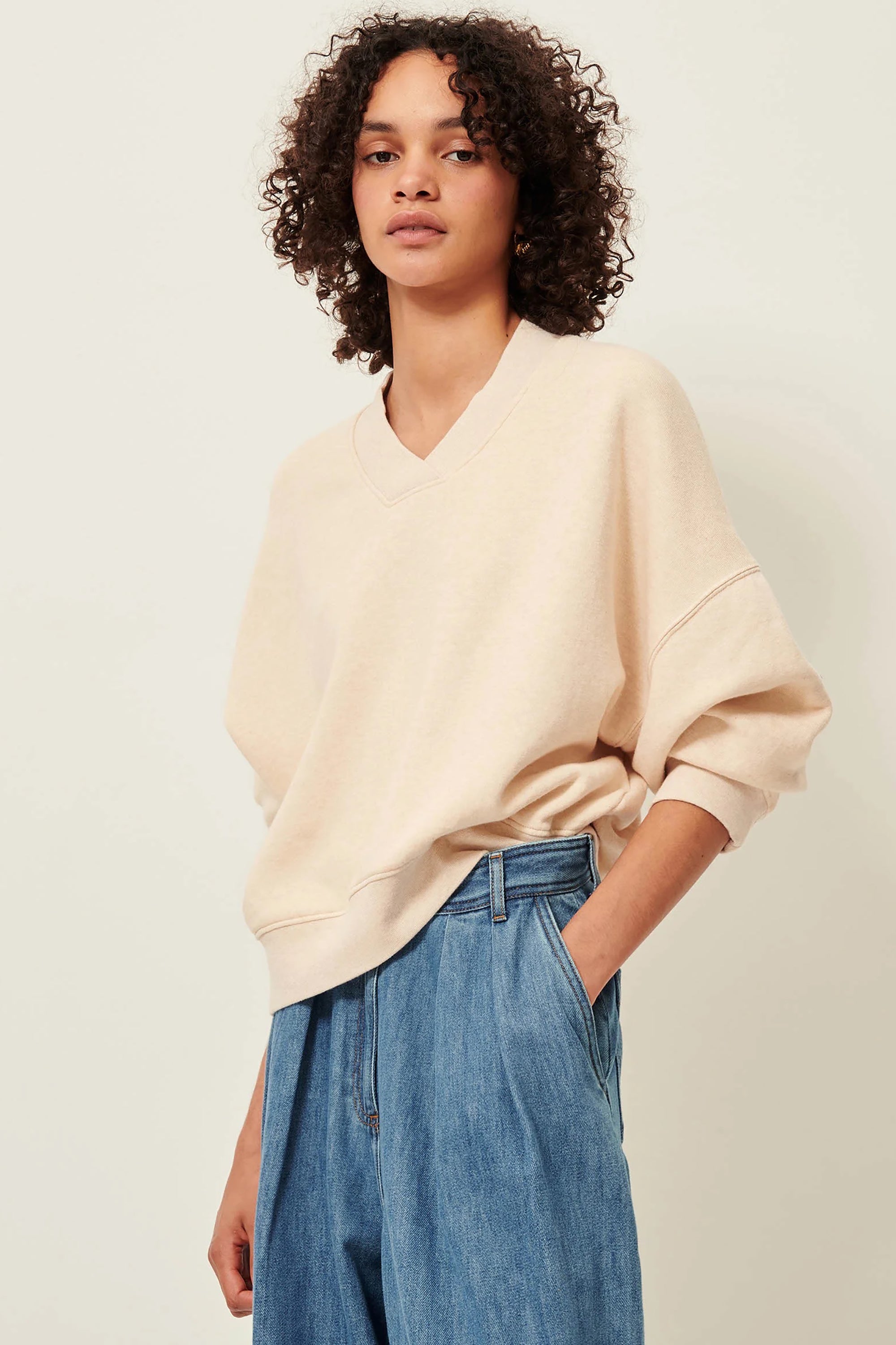 Vechill Sweatshirt - Oat Milk