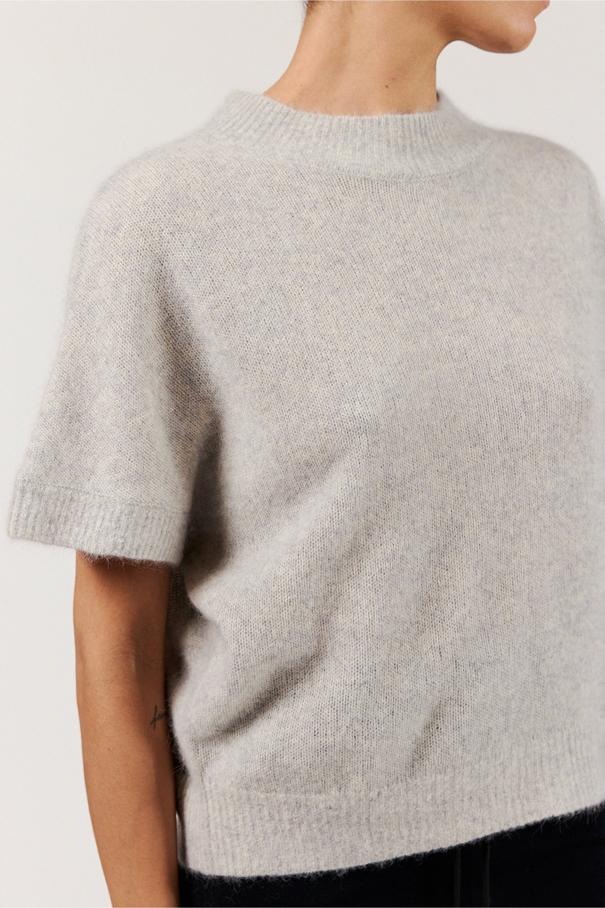  Doanna Top - Grey Melange - RUM Amsterdam