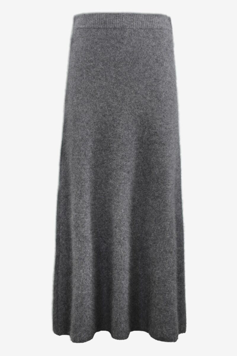 Six Ames Isabella Skirt - Dark Grey Melange - RUM Amsterdam