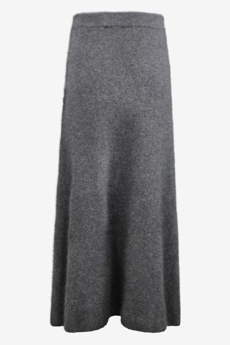 Six Ames Isabella Skirt - Dark Grey Melange - RUM Amsterdam