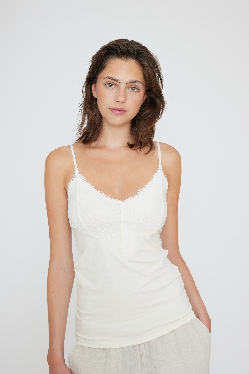 Six Ames Pallya Top - Off White - RUM Amsterdam