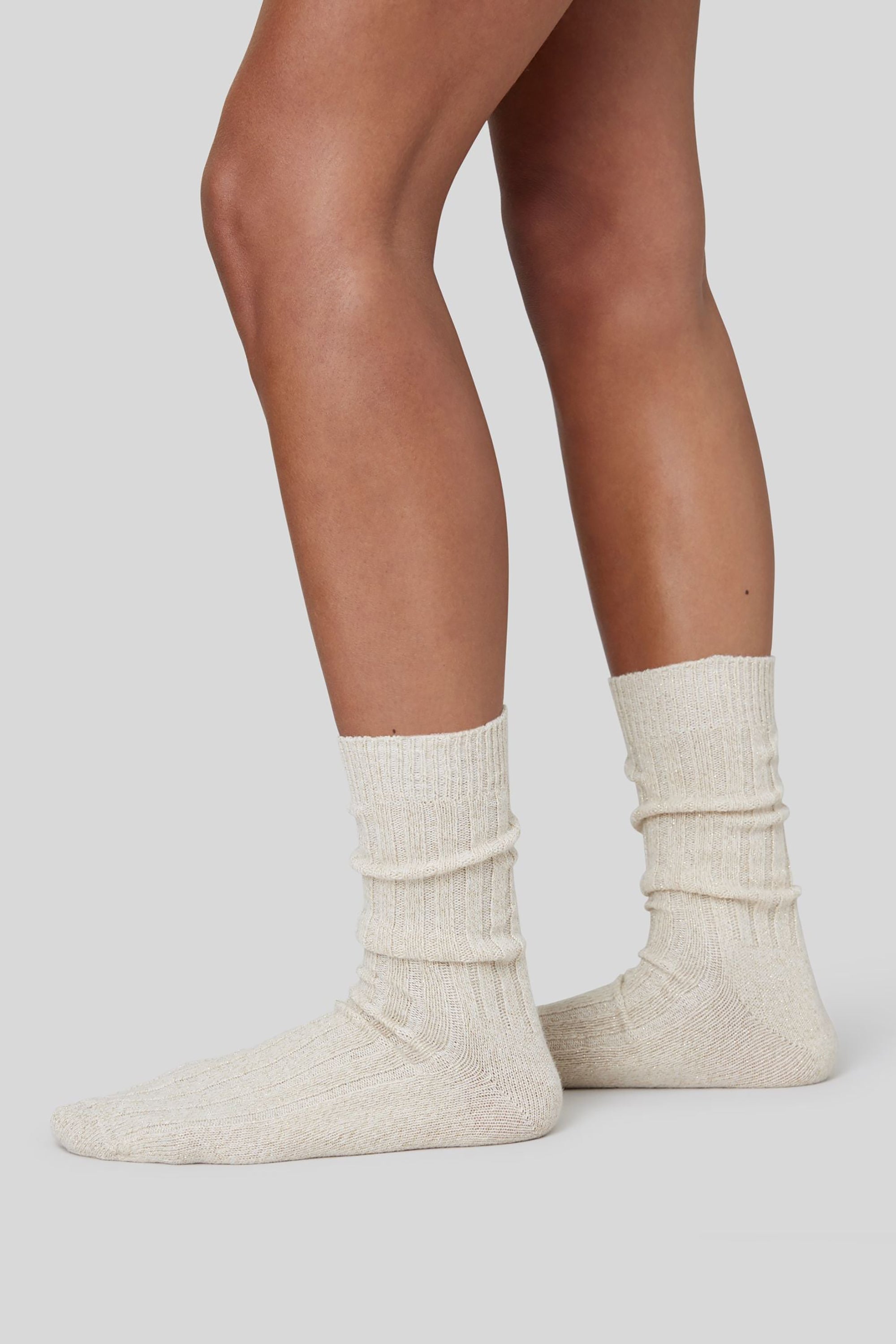 Bodil Chunky Socks - Ivory