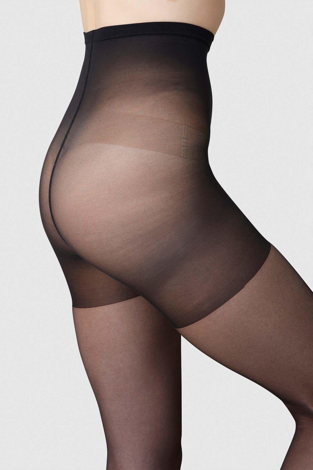  Tuva Sculpting Tights - Black - RUM Amsterdam