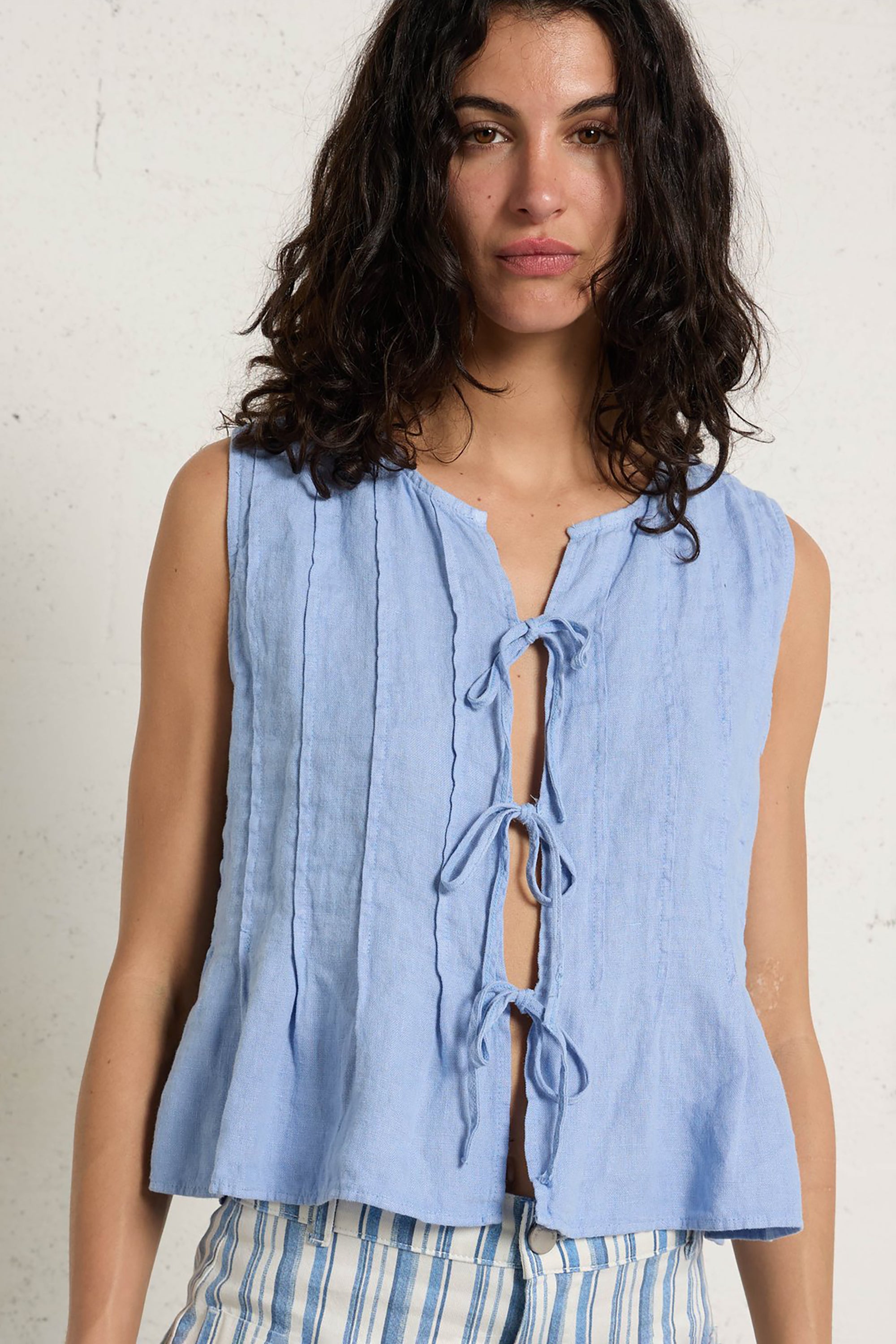 Melissa Blouse - Vista Blue