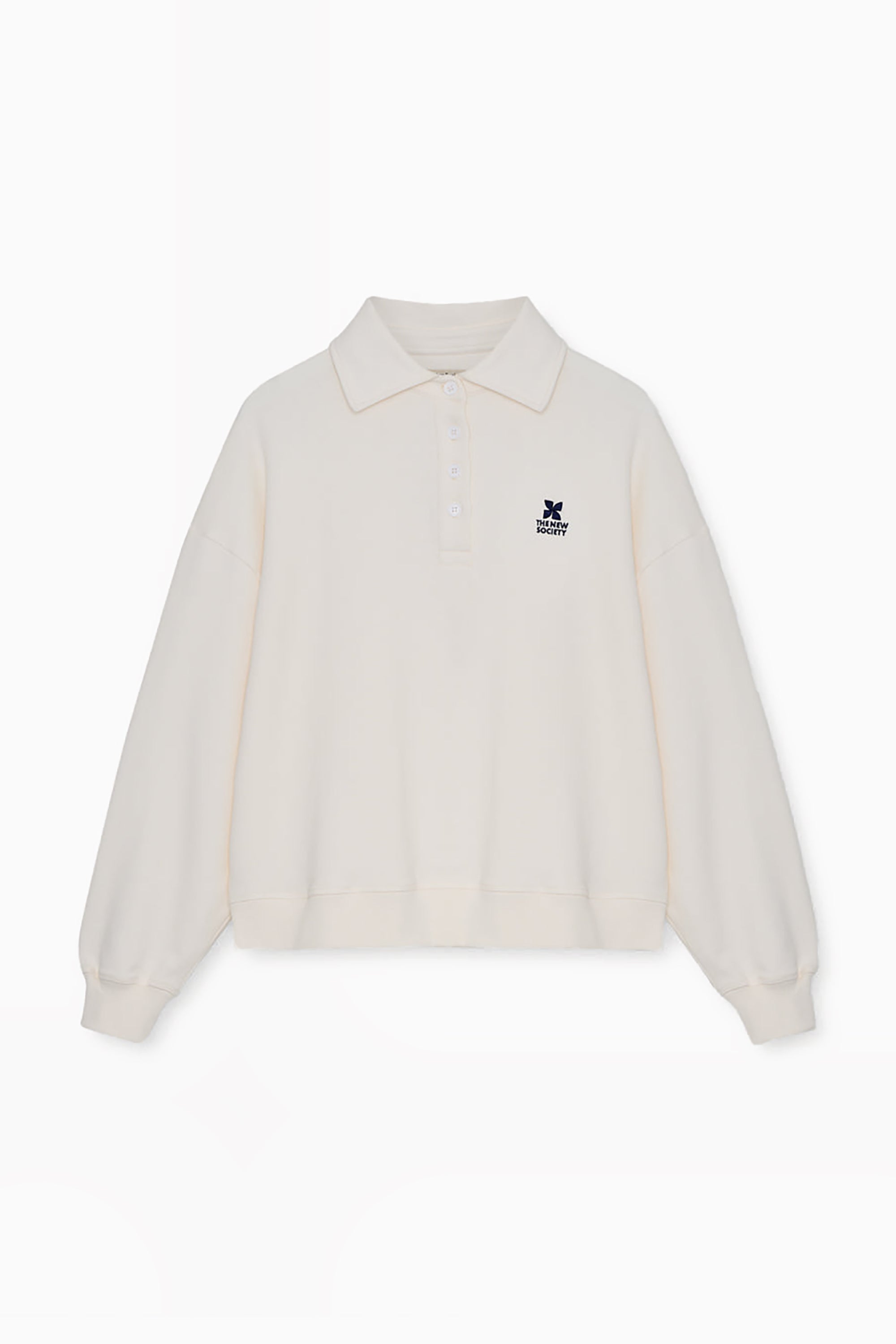 TNS Logo Polo - Ecru