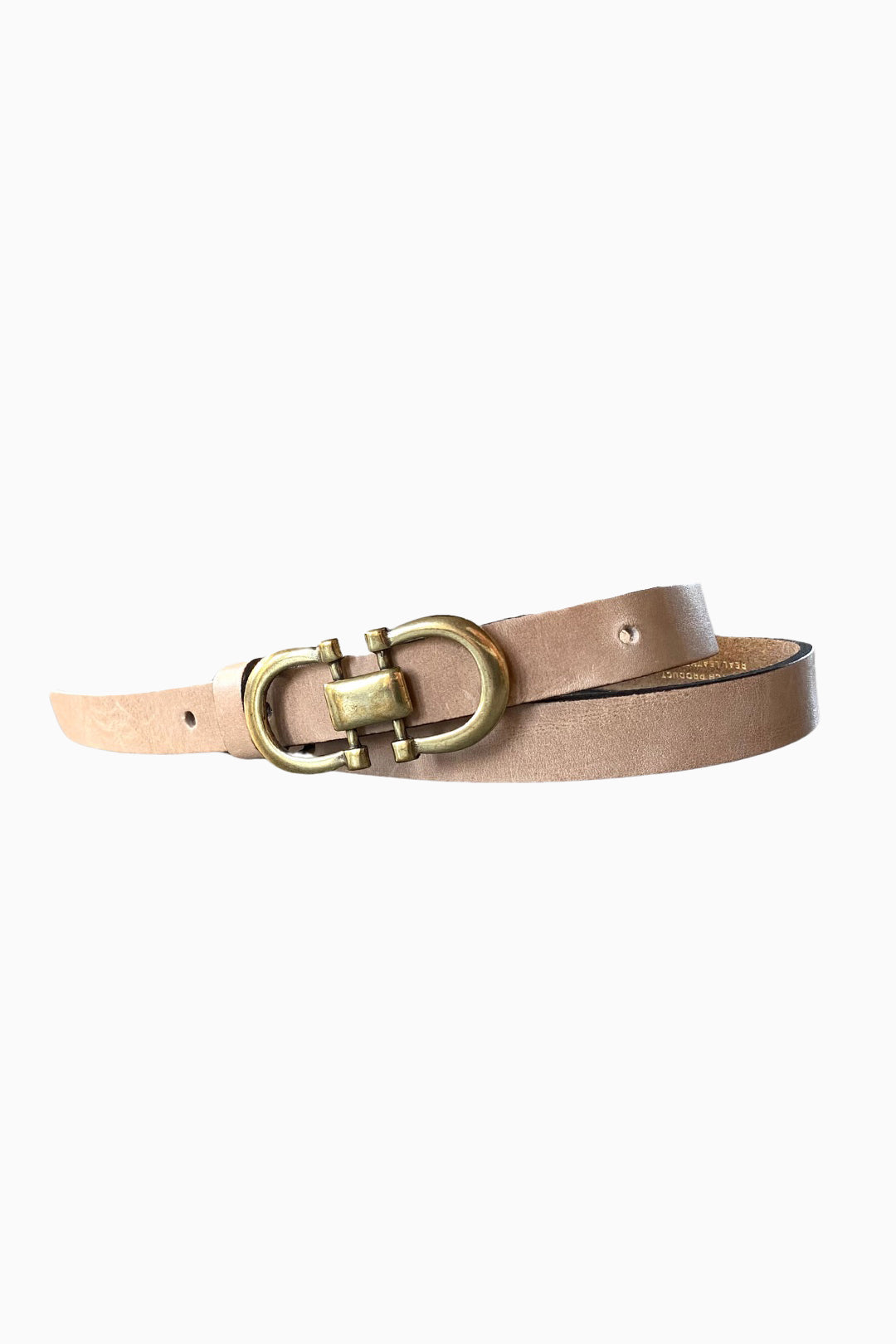 Sofia Leather Belt - Primavera Camel