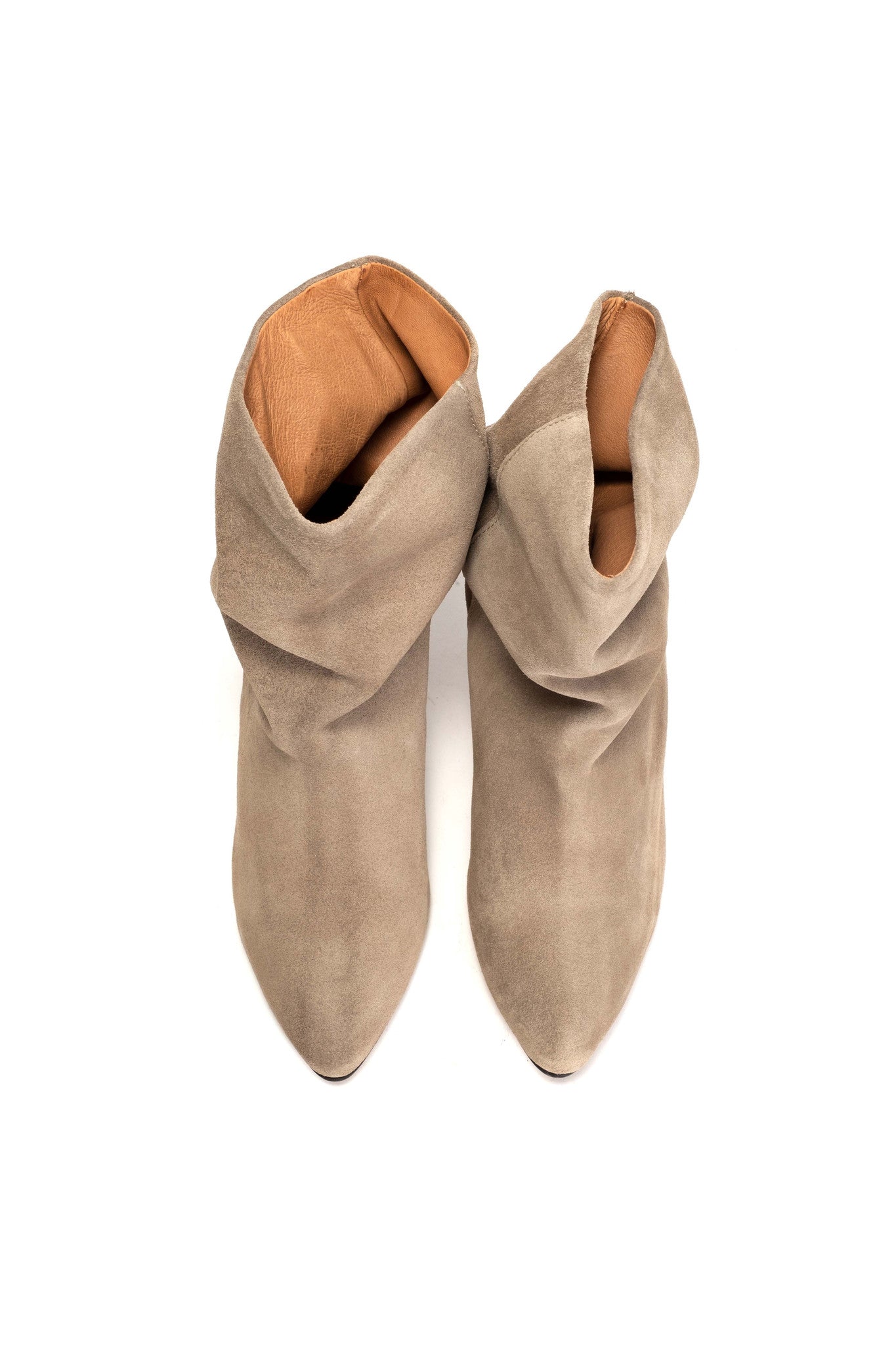 Anonymous Copenhagen Vully 50 Stiletto Suede Boot - Mushroom - RUM Amsterdam