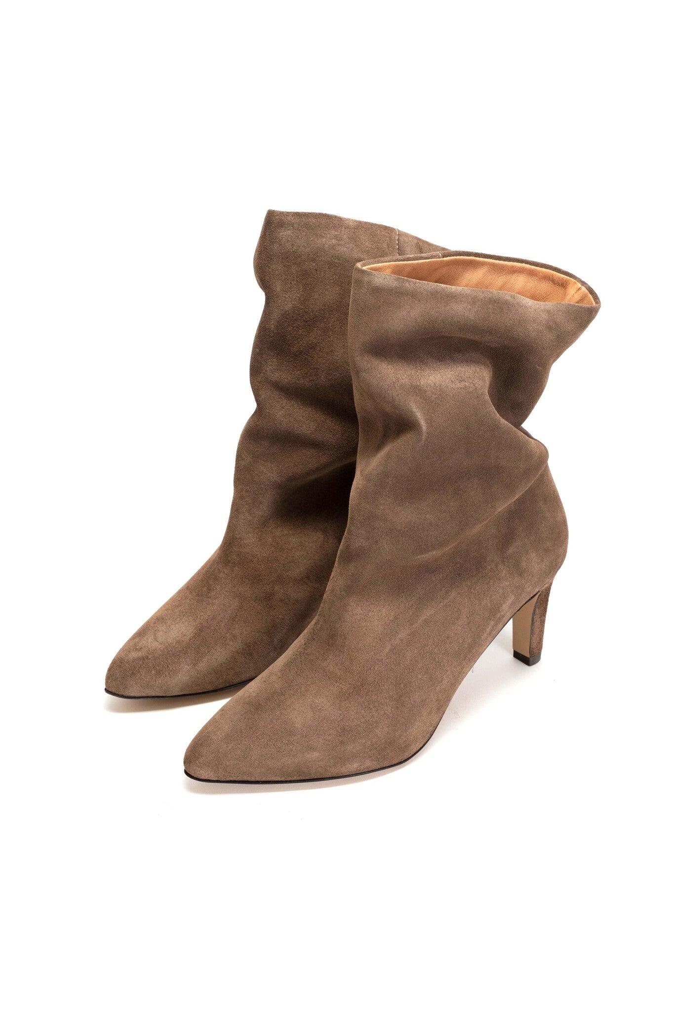 Anonymous Copenhagen Vully 75 Stiletto Boots - Dark Taupe - RUM Amsterdam