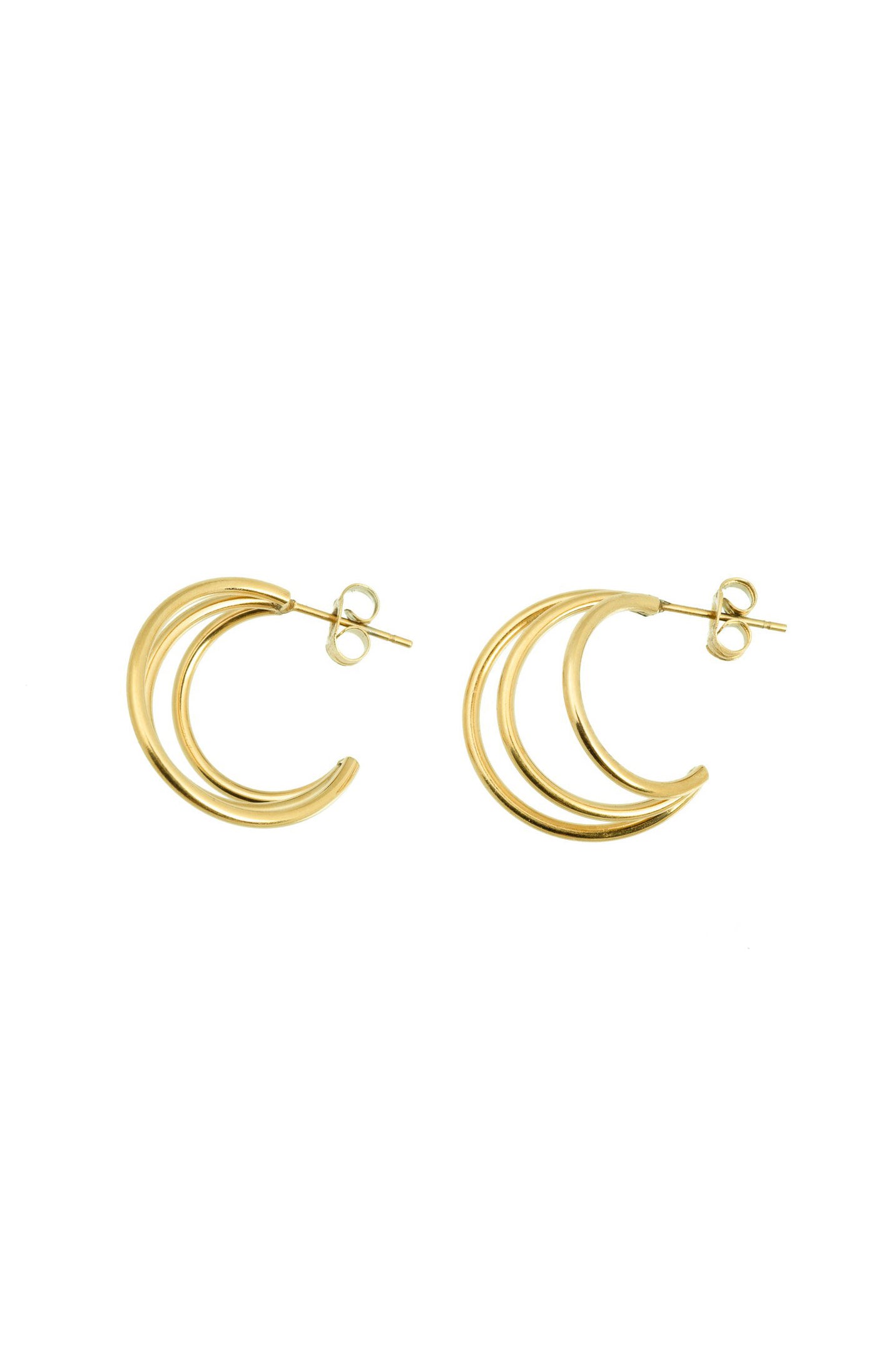 Bandhu Wire Earrings - Gold - RUM Amsterdam